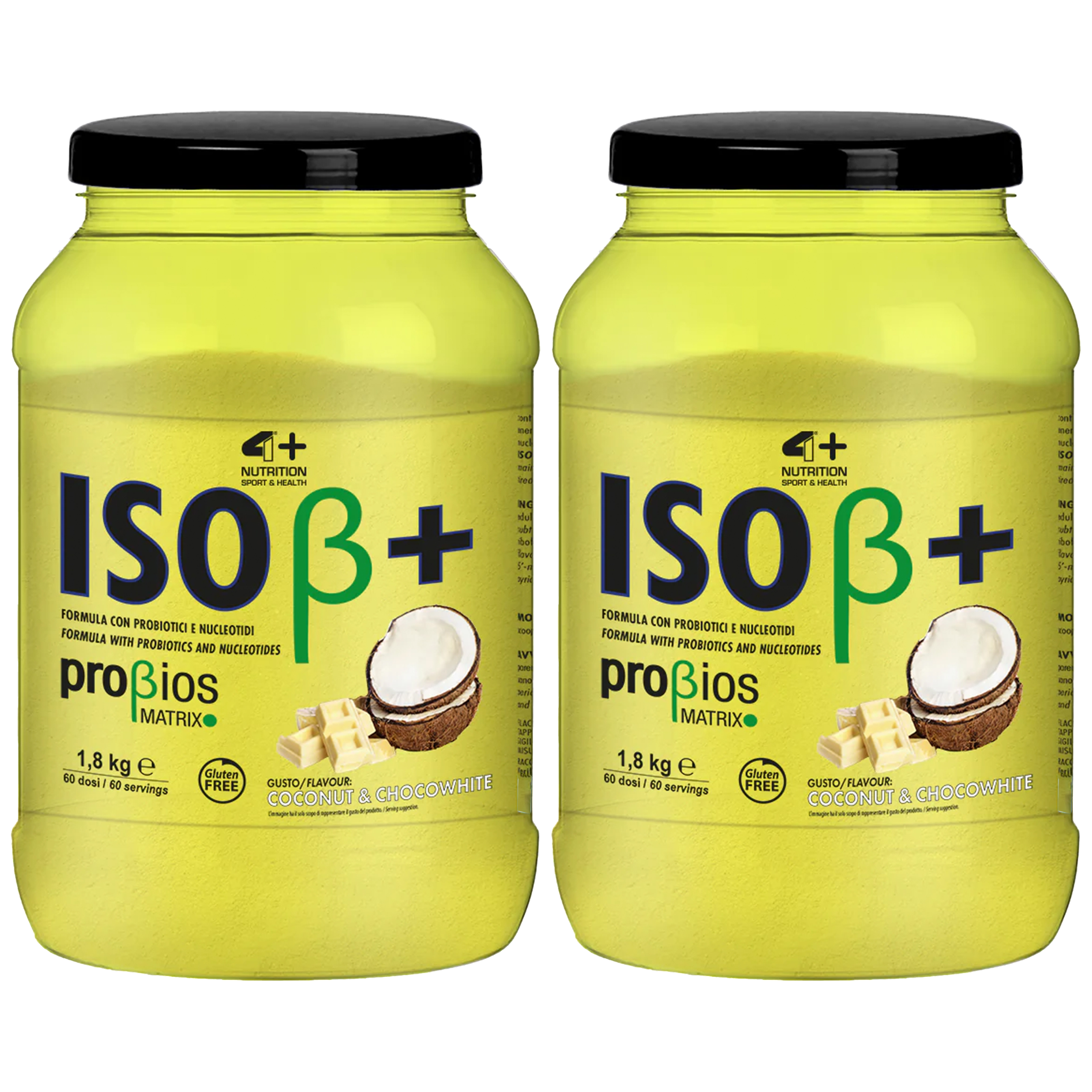4+ NUTRITION ISO+ Probiotics - 2x 1800g