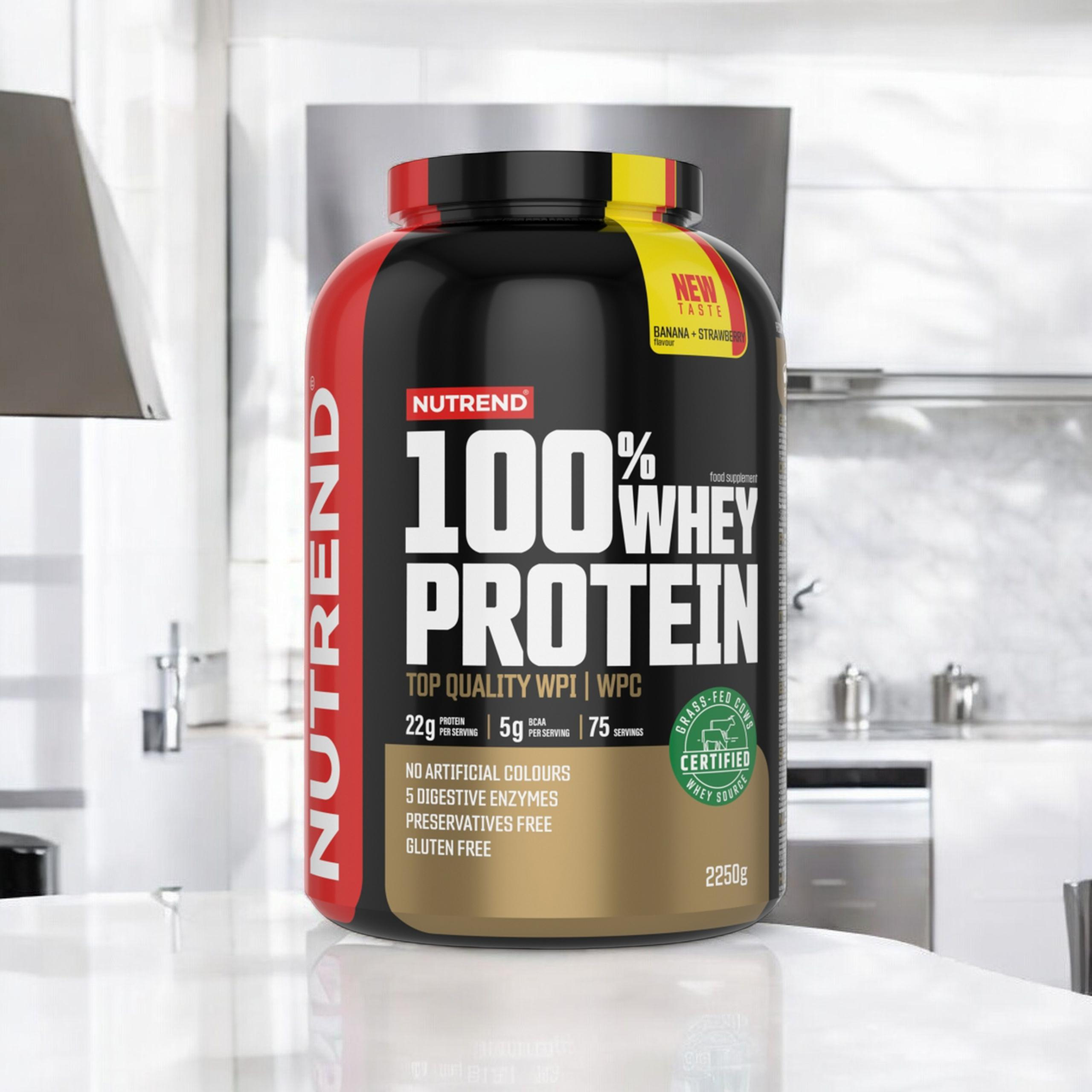 NUTREND 100% Whey Protein - 3x 2250g