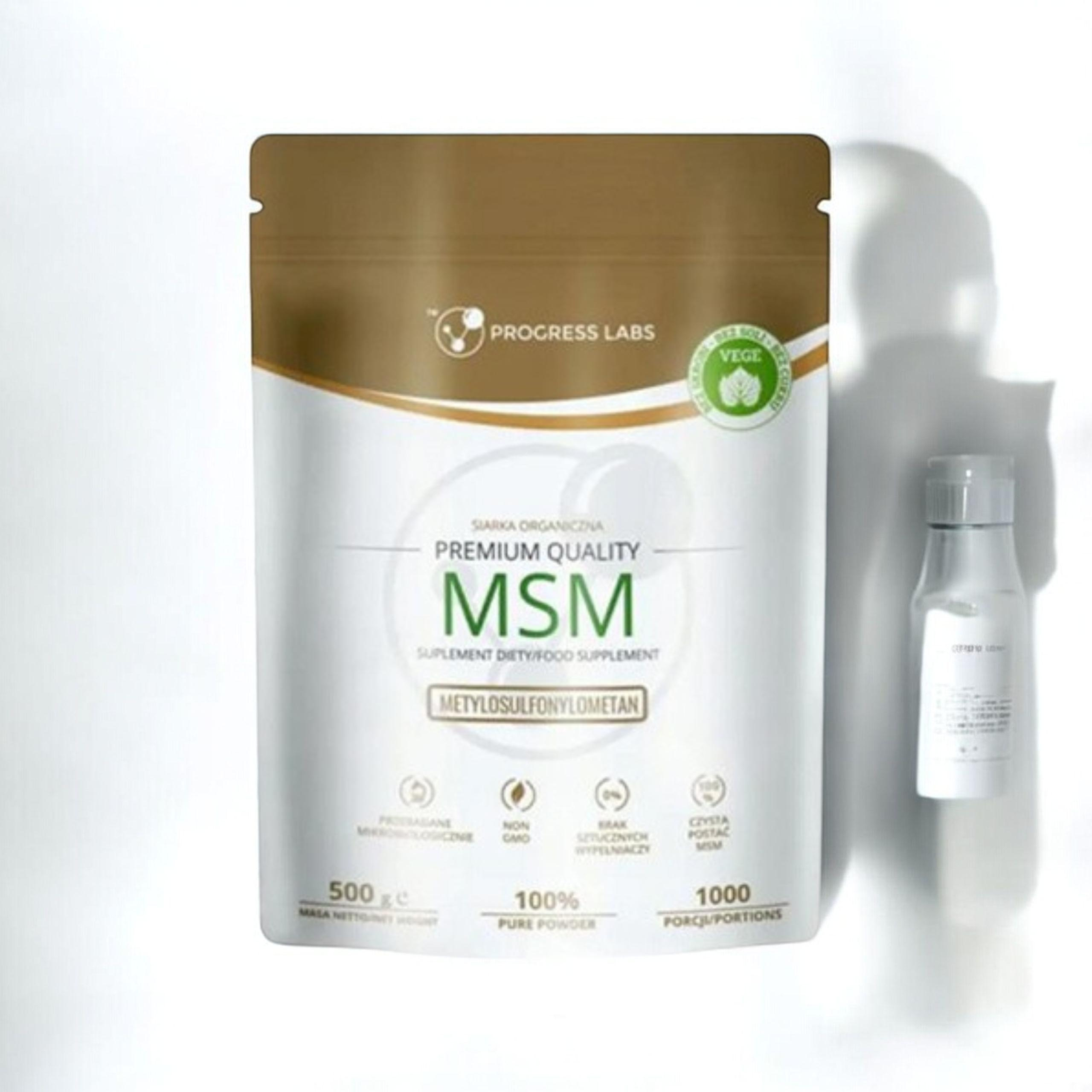 PROGRESS LABS MSM (Siarka Organiczna) - 500g
