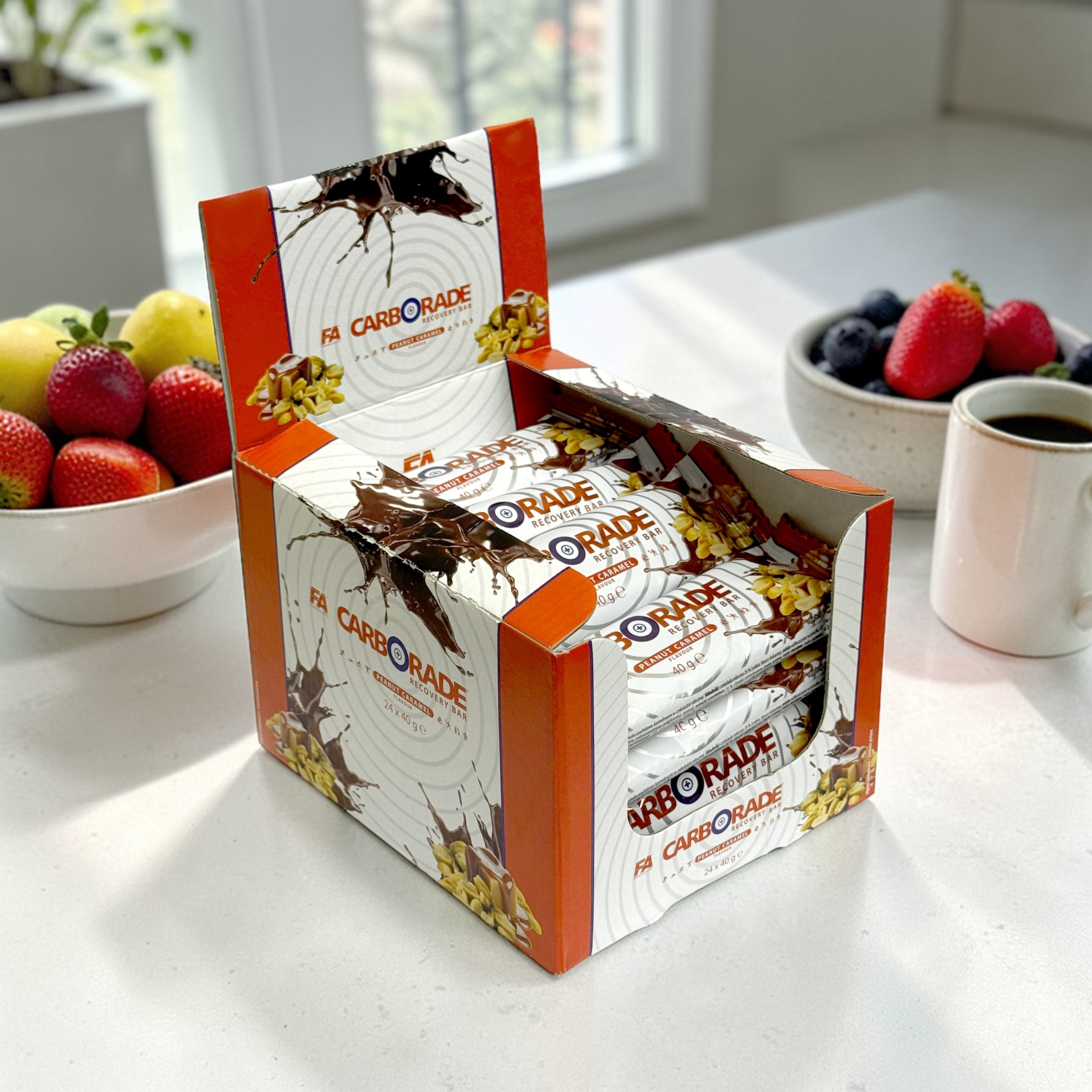 FITNESS AUTHORITY - Carborade Recovery Bar - 24x 40g 