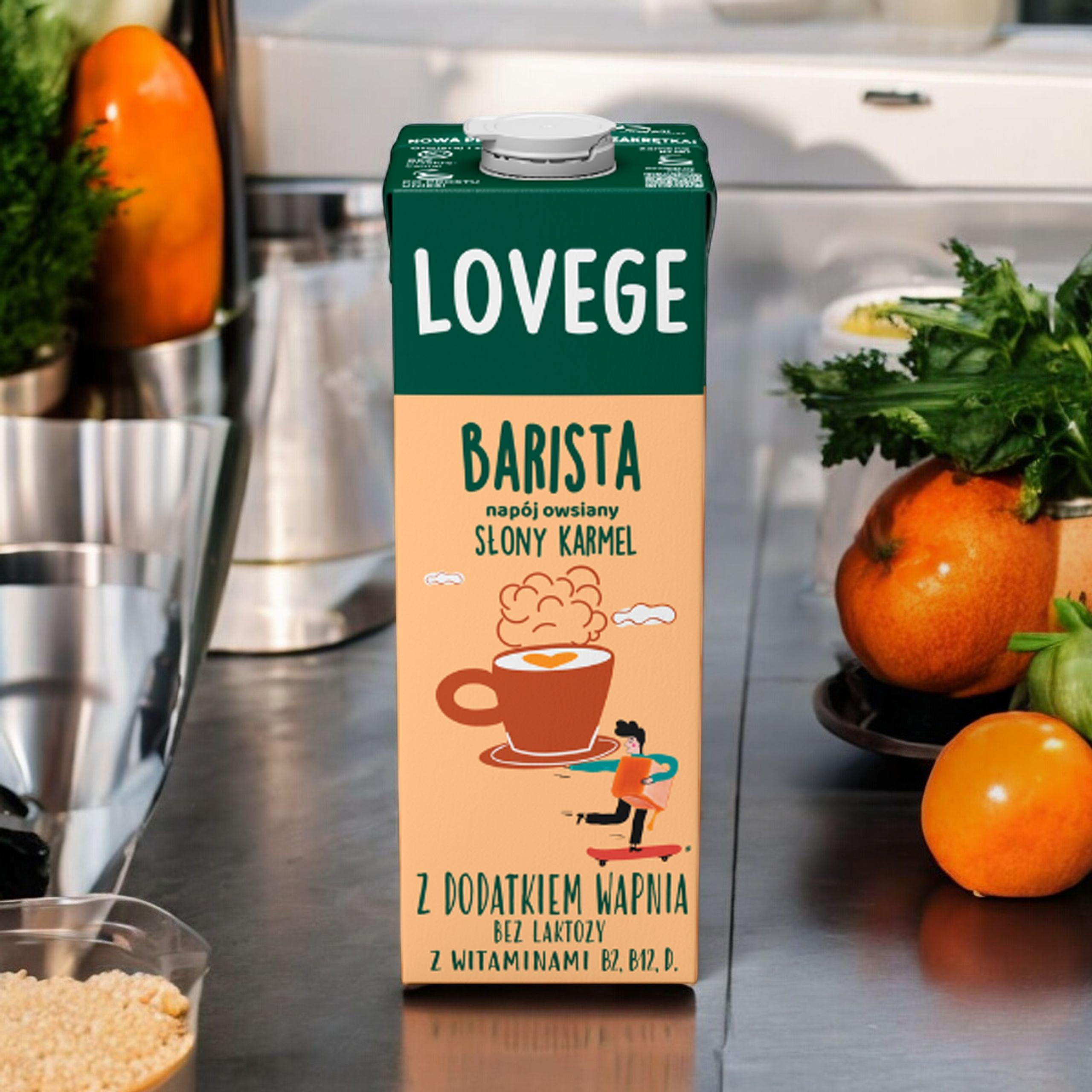SANTE - Napój Lovege Owsiany Barista - 330ml - Słony Karmel - WYPRZEDAŻ - 03-12