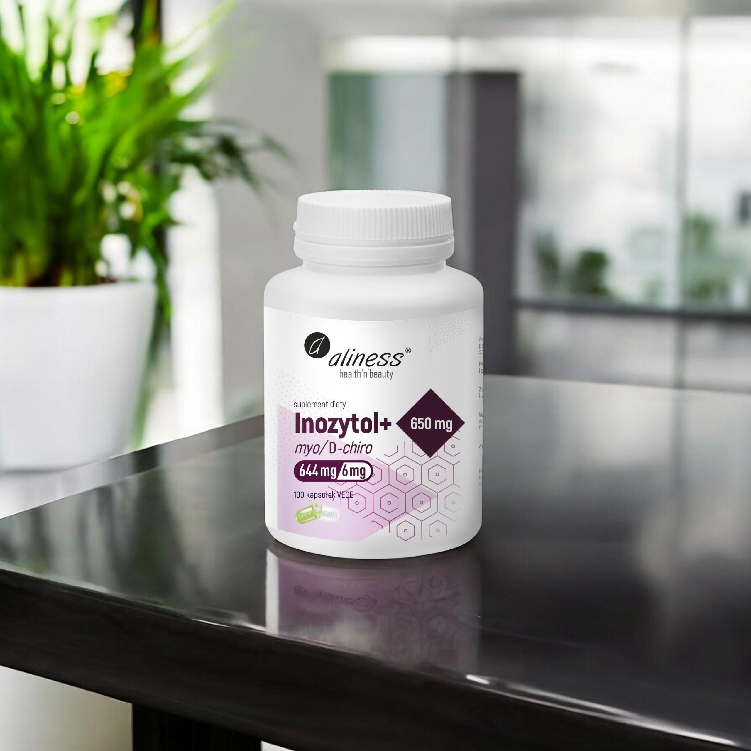 ALINESS - Inozytol Myo / D-Chiro 650mg - 3x 100vcaps.
