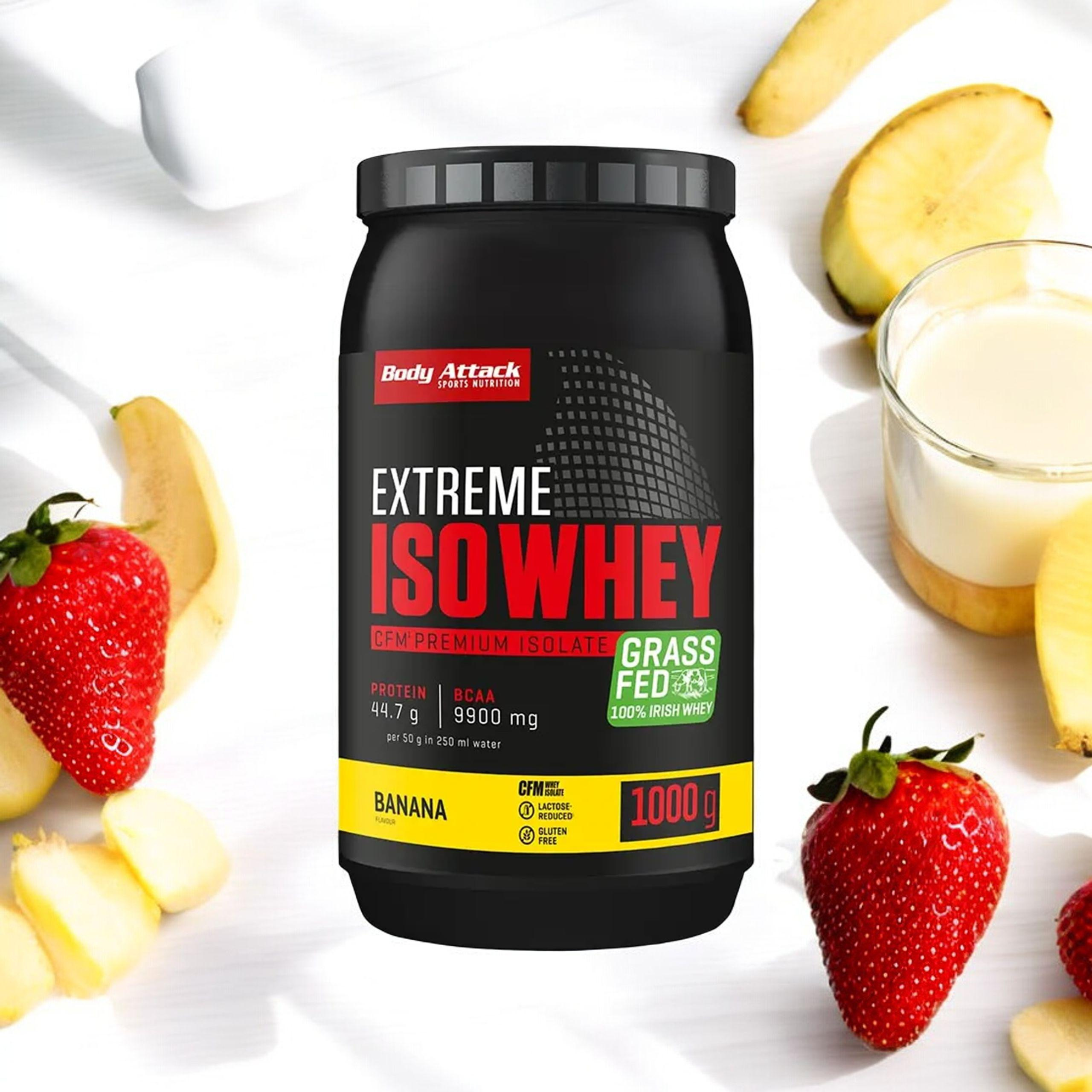 BODY ATTACK Extreme Iso Whey - 3x 1000g