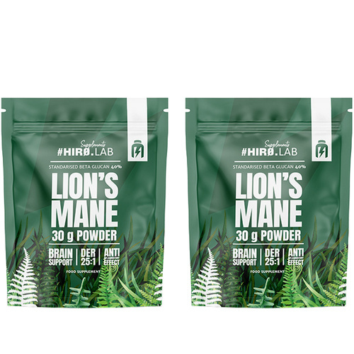 HIRO.LAB Lion's Mane Extract 25:1 500mg - 2x 30g