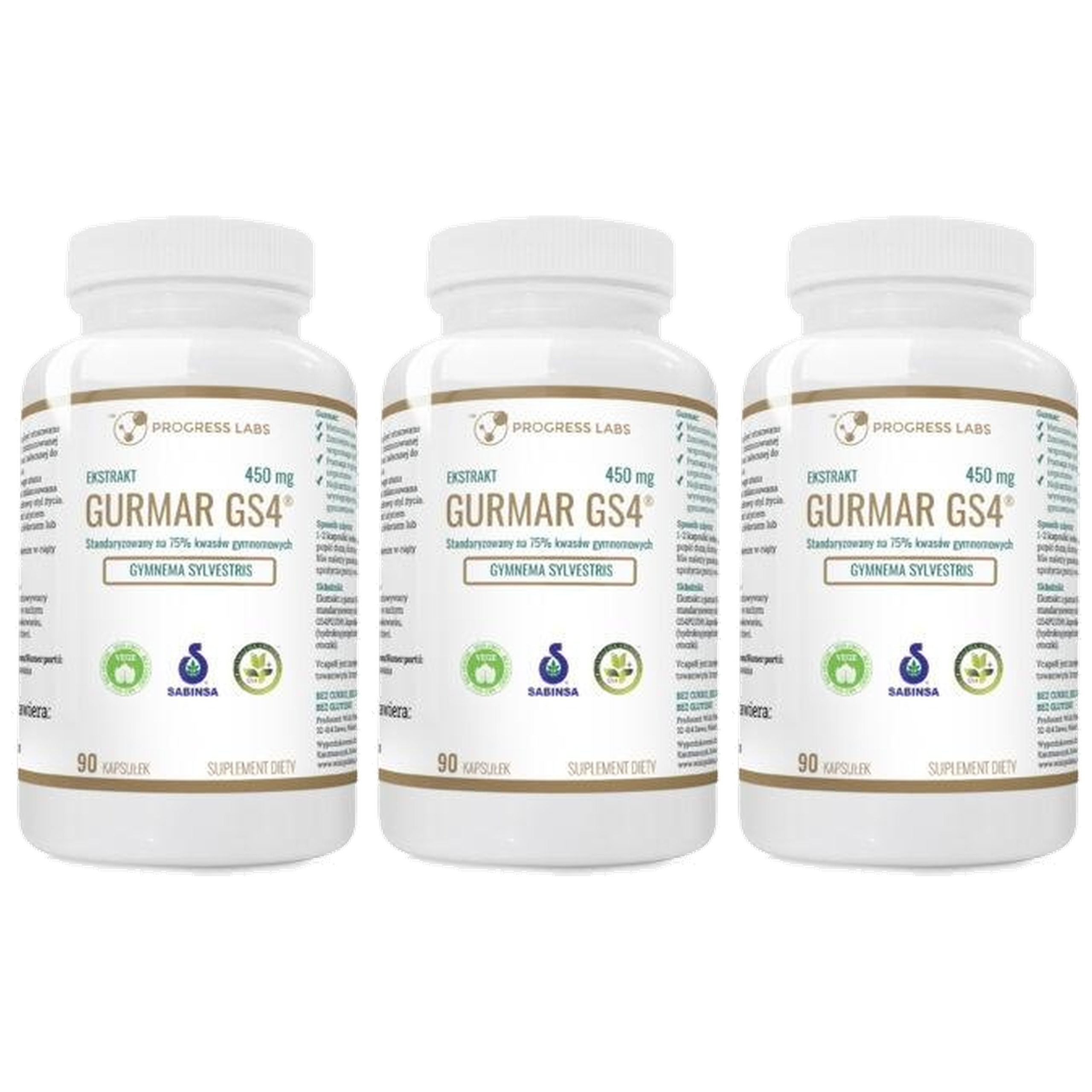 PROGRESS LABS - Gurmar GS4 - 3x 90caps.