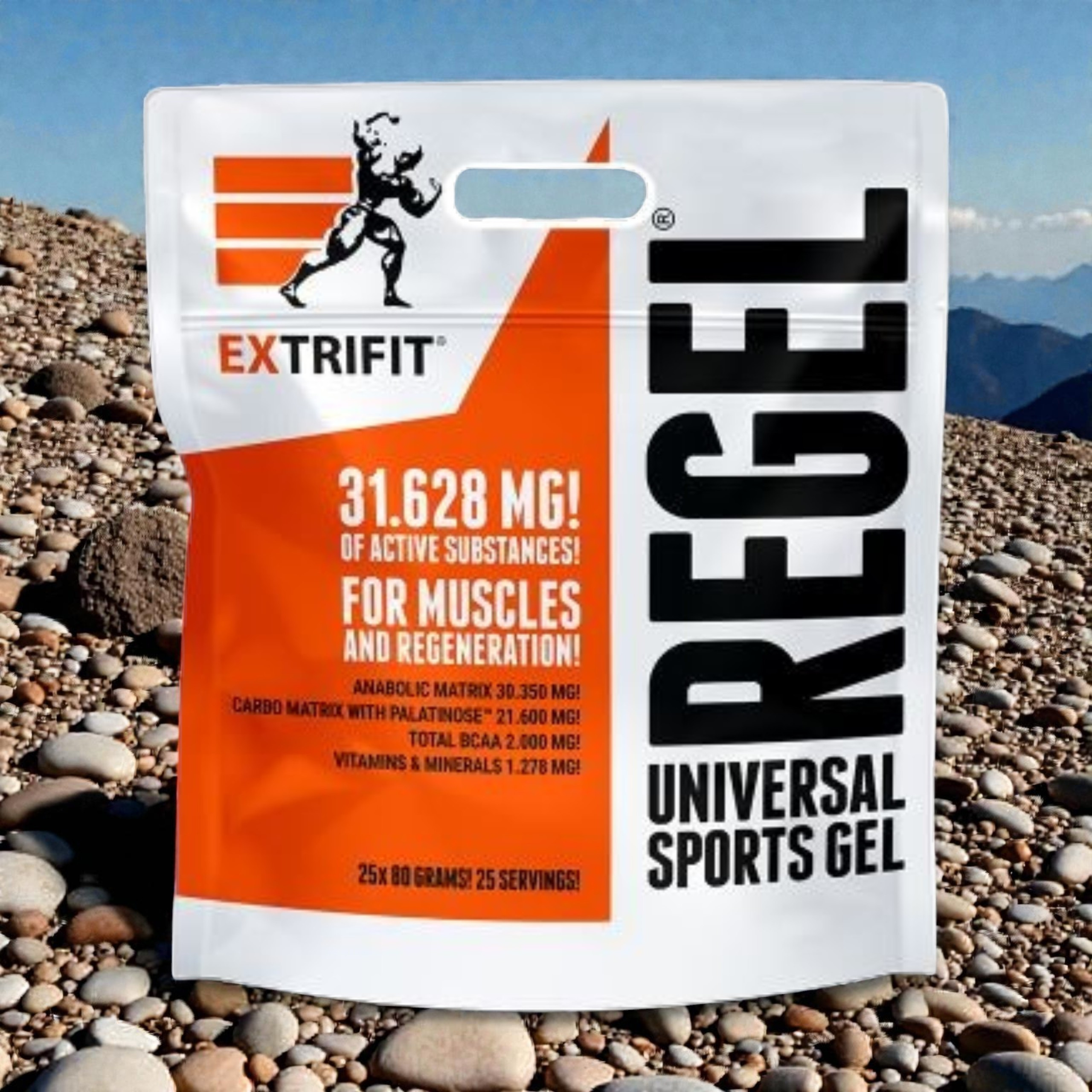 EXTRIFIT - Regel Gel - 25x 3x 80g - Lemon/Orange
