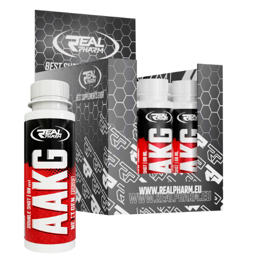 REAL PHARM - AAKG Shot - 12x 3x 80ml - Orange
