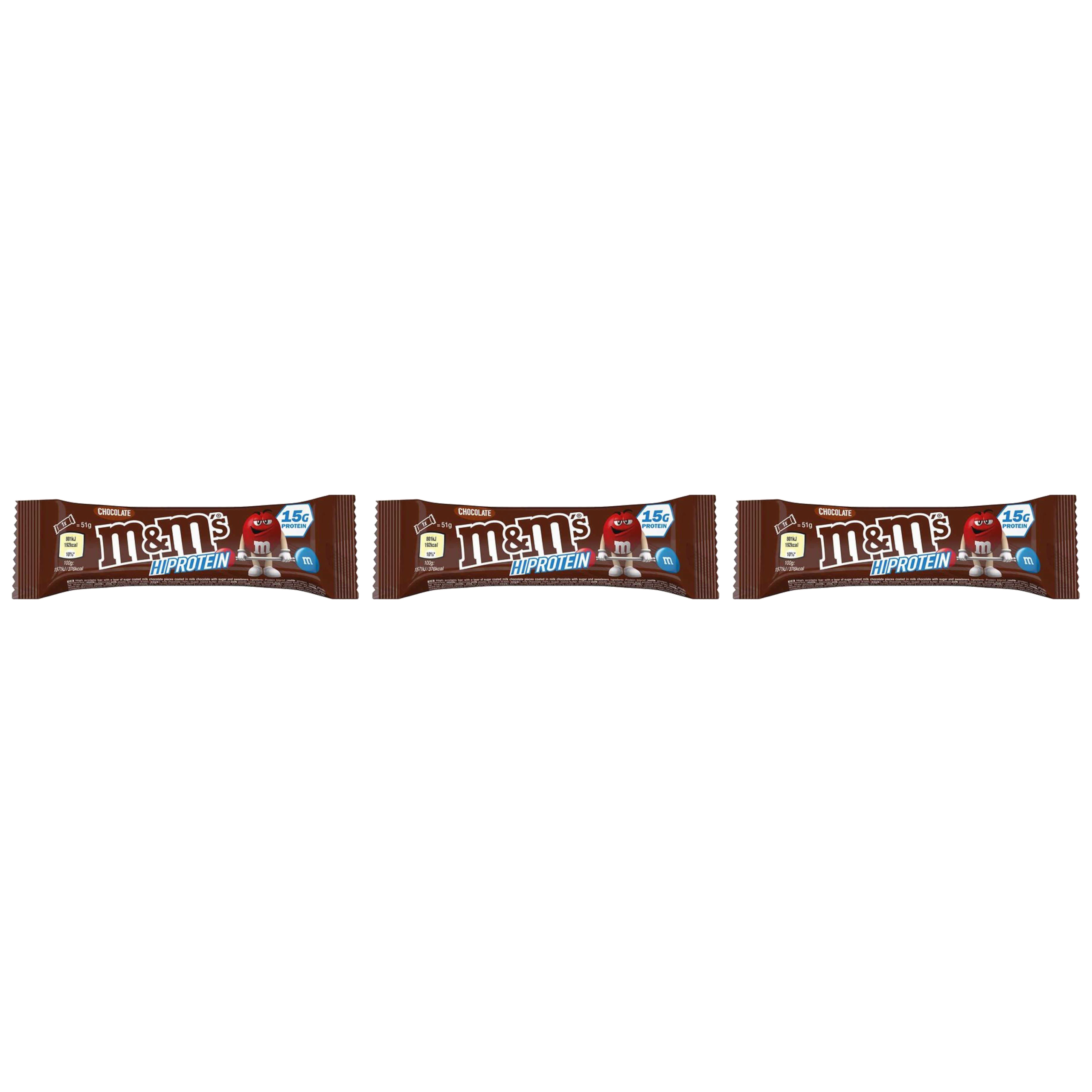 Mars Baton M&M's HIProtein Bar - 3x 51g