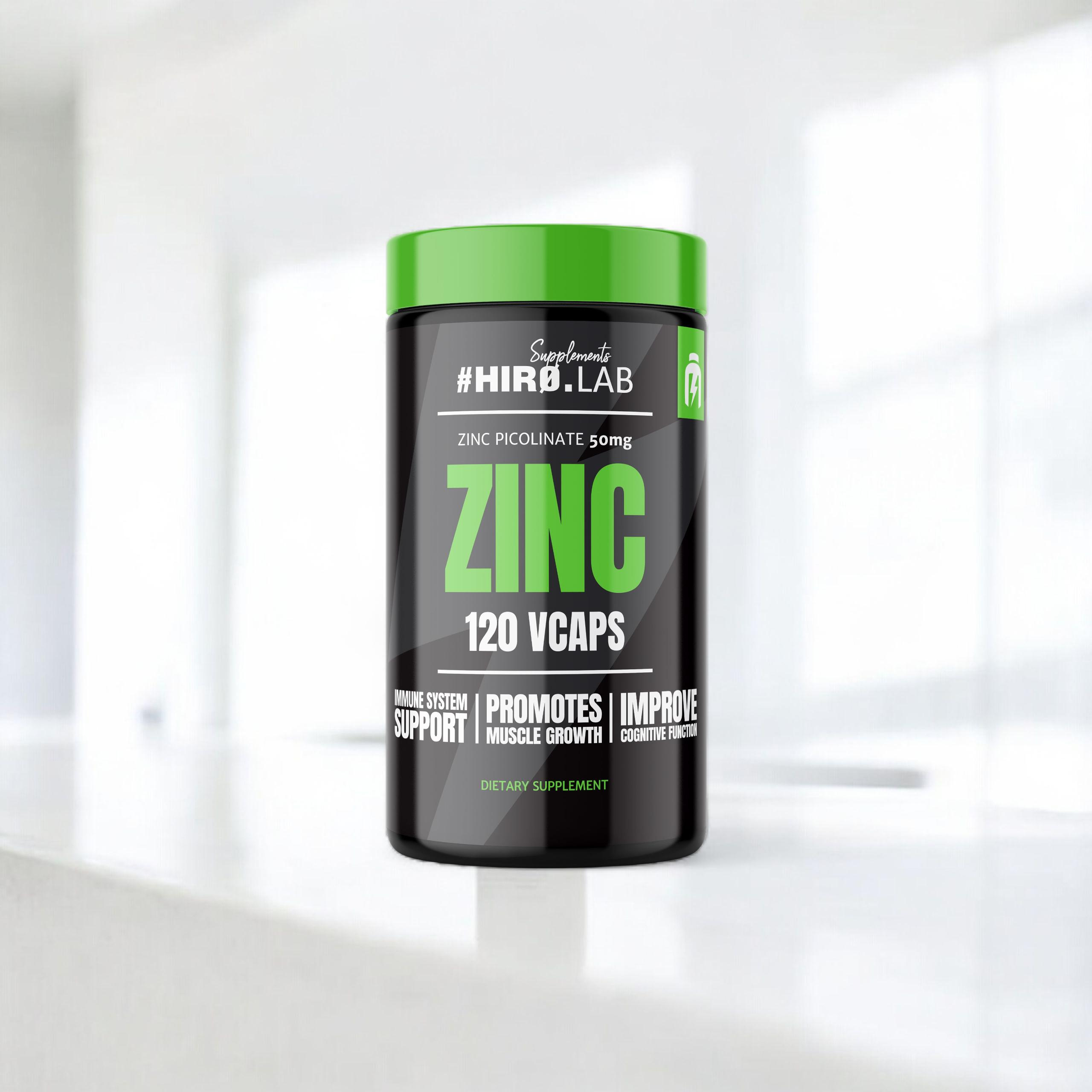 HIRO.LAB Zinc - 120 vcaps - Cynk