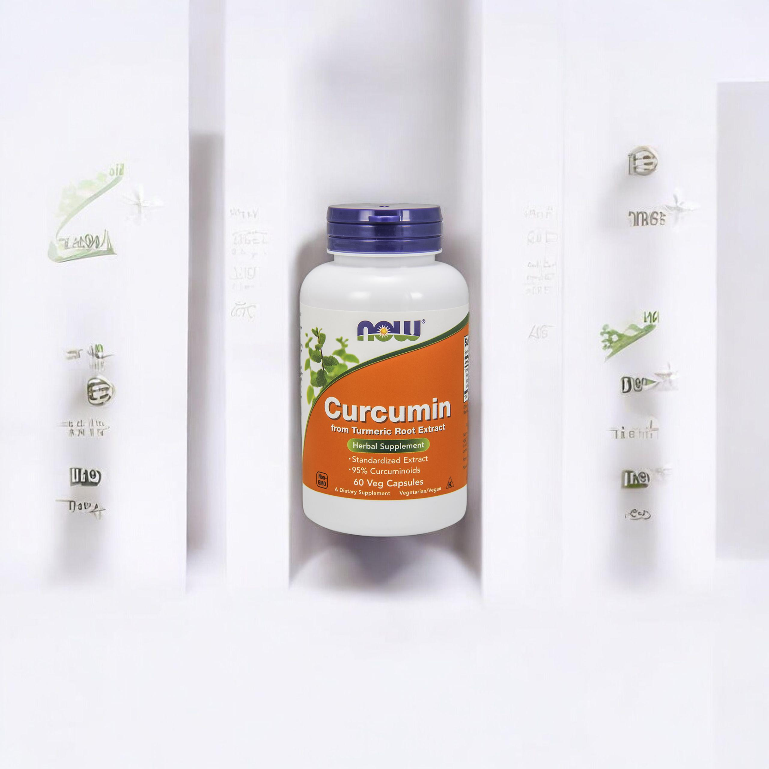 NOW Curcumin (Kurkuma) - 2x 60vegcaps