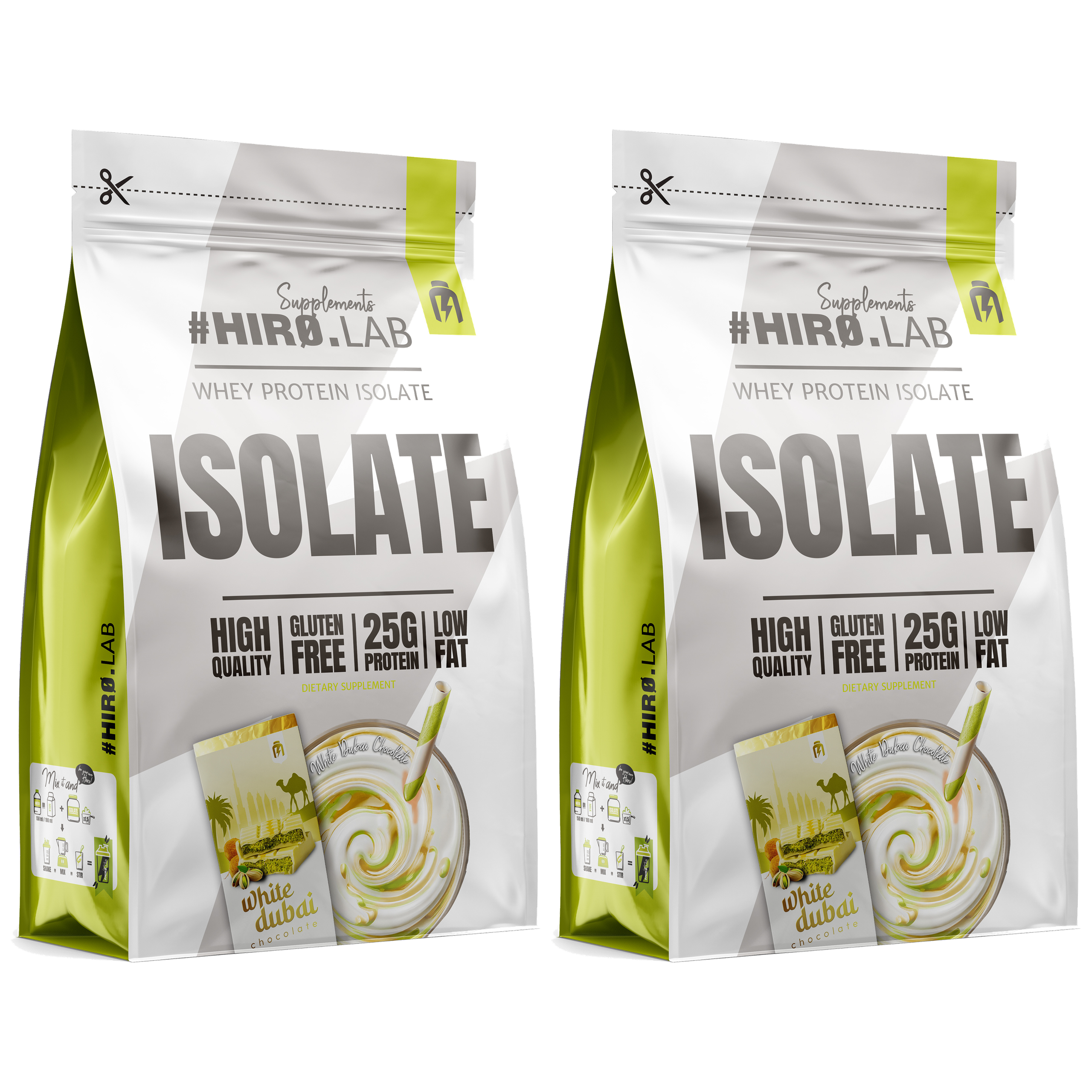 HIRO.LAB Whey Protein Isolate - 2x 700g