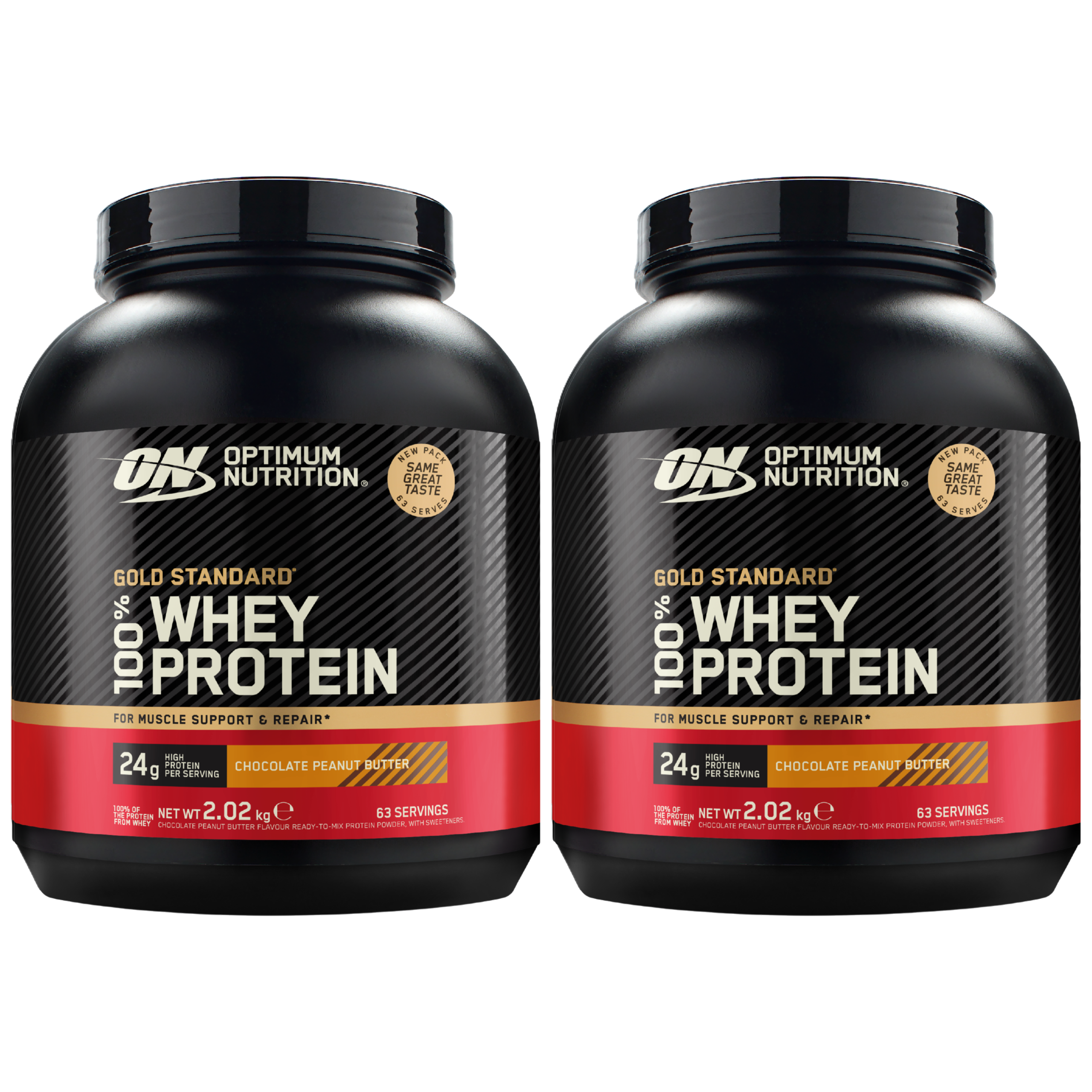OPTIMUM NUTRITION Whey Gold Standard - 2x 2020g