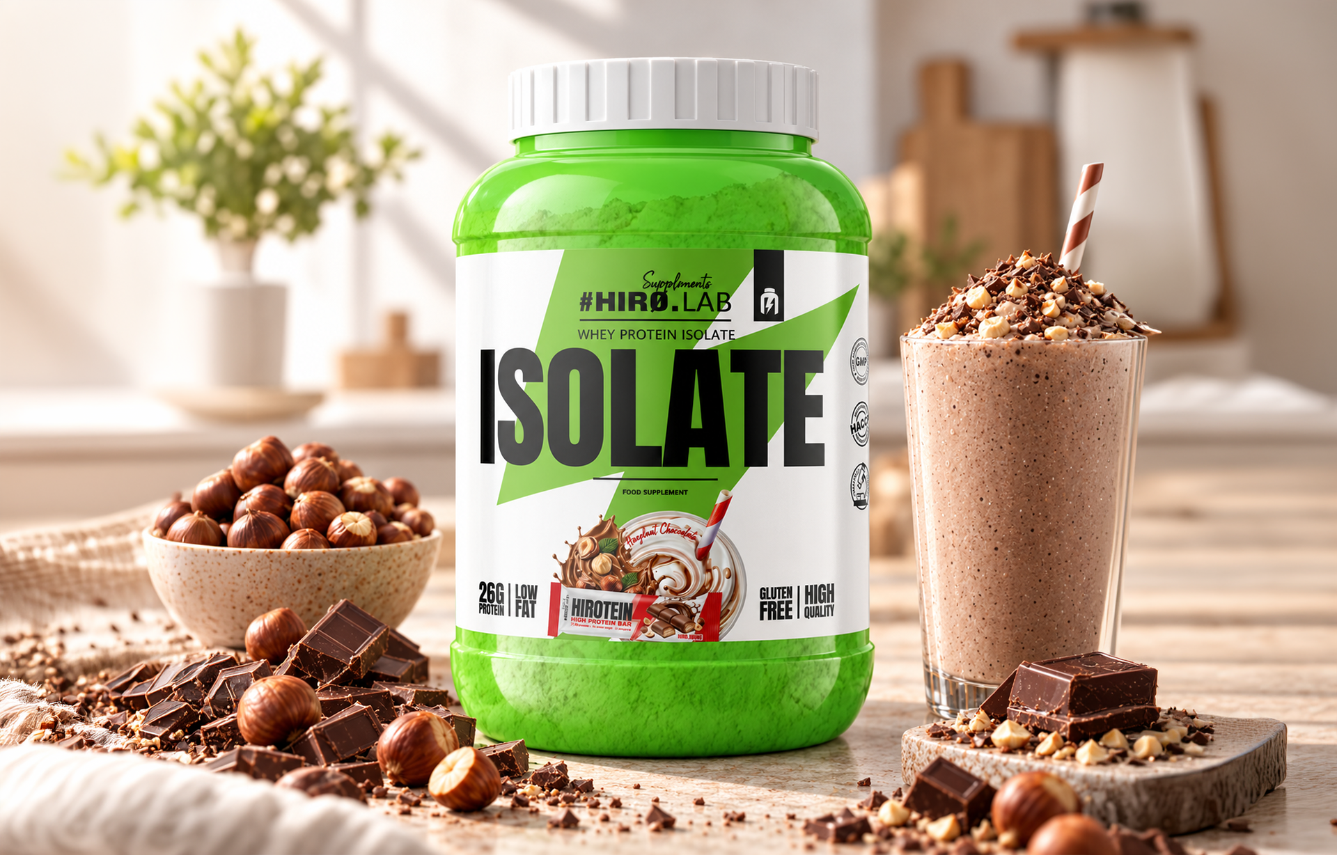 HIRO.LAB Whey Protein Isolate - 1800g