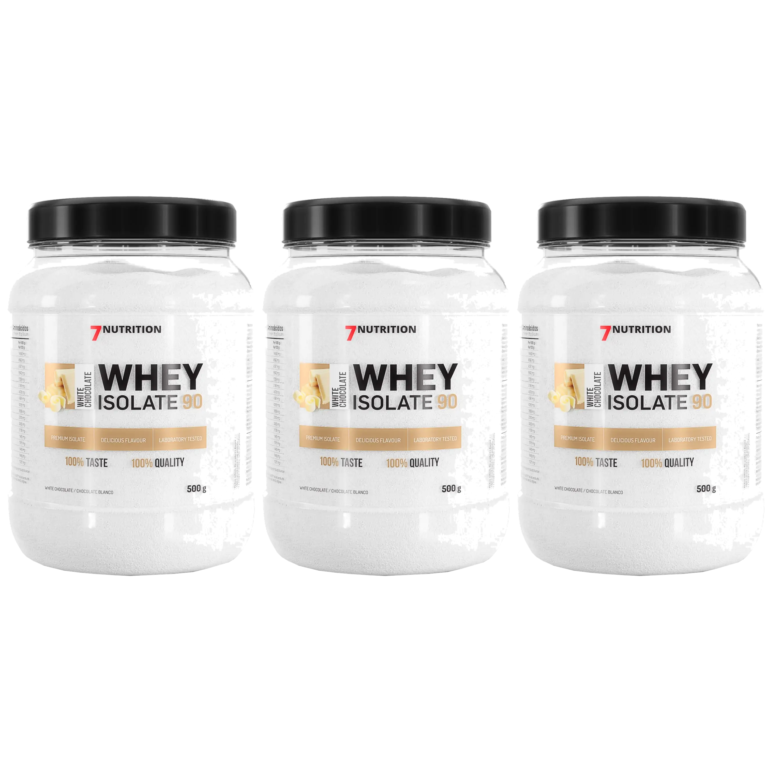 7 NUTRITION Whey Isolate 90 - 3x 500g
