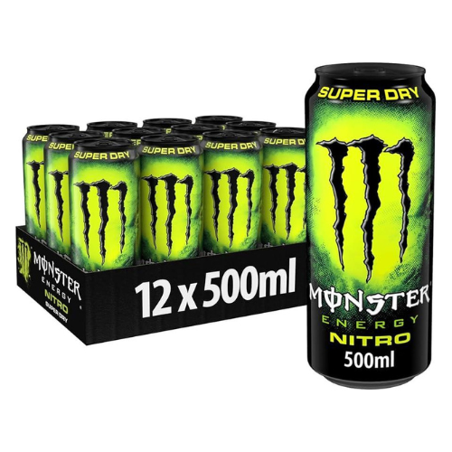 MONSTER - Energy Nitro Super Dry - 3x 500ml x12