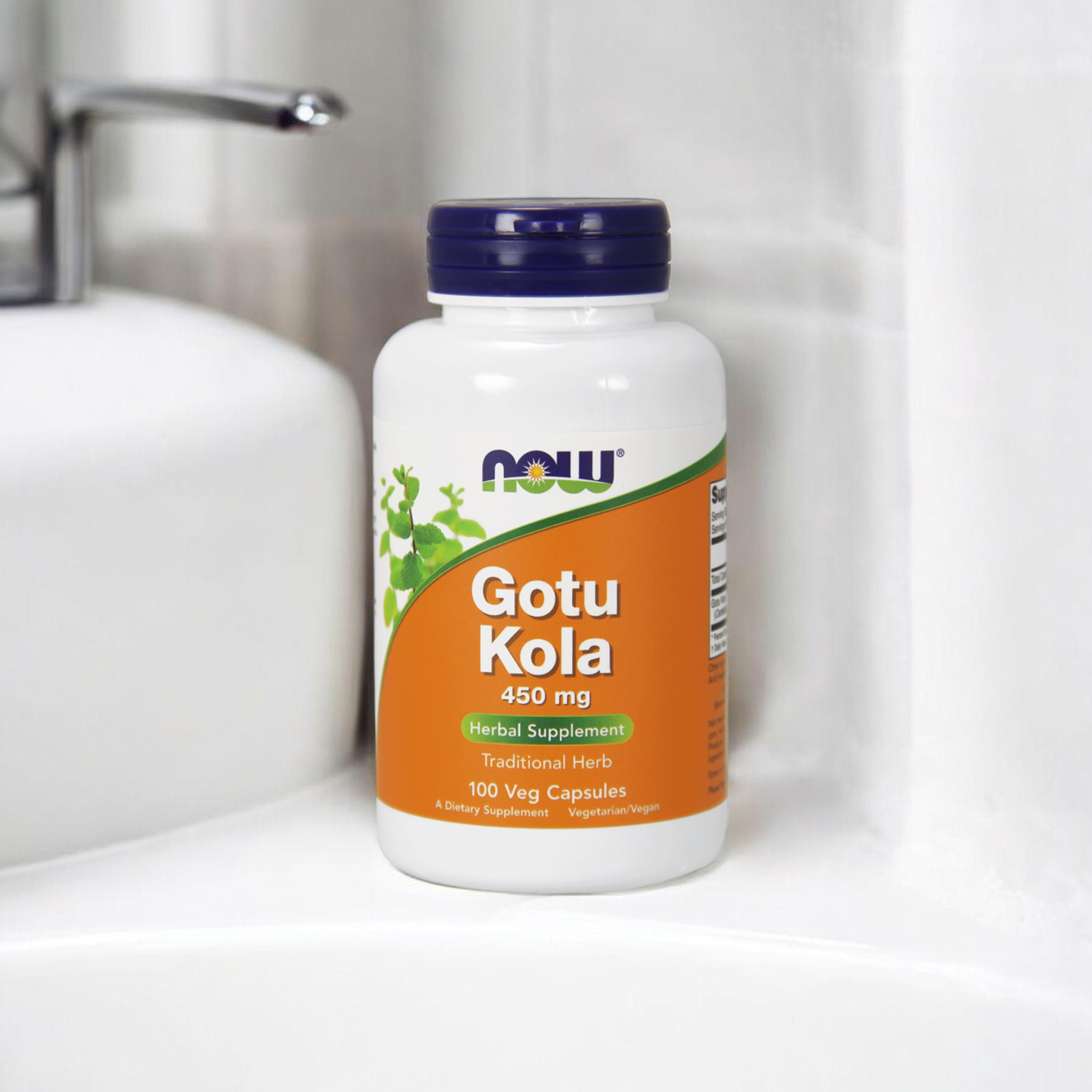 NOW Gotu Kola 450mg - 3x 100vcaps