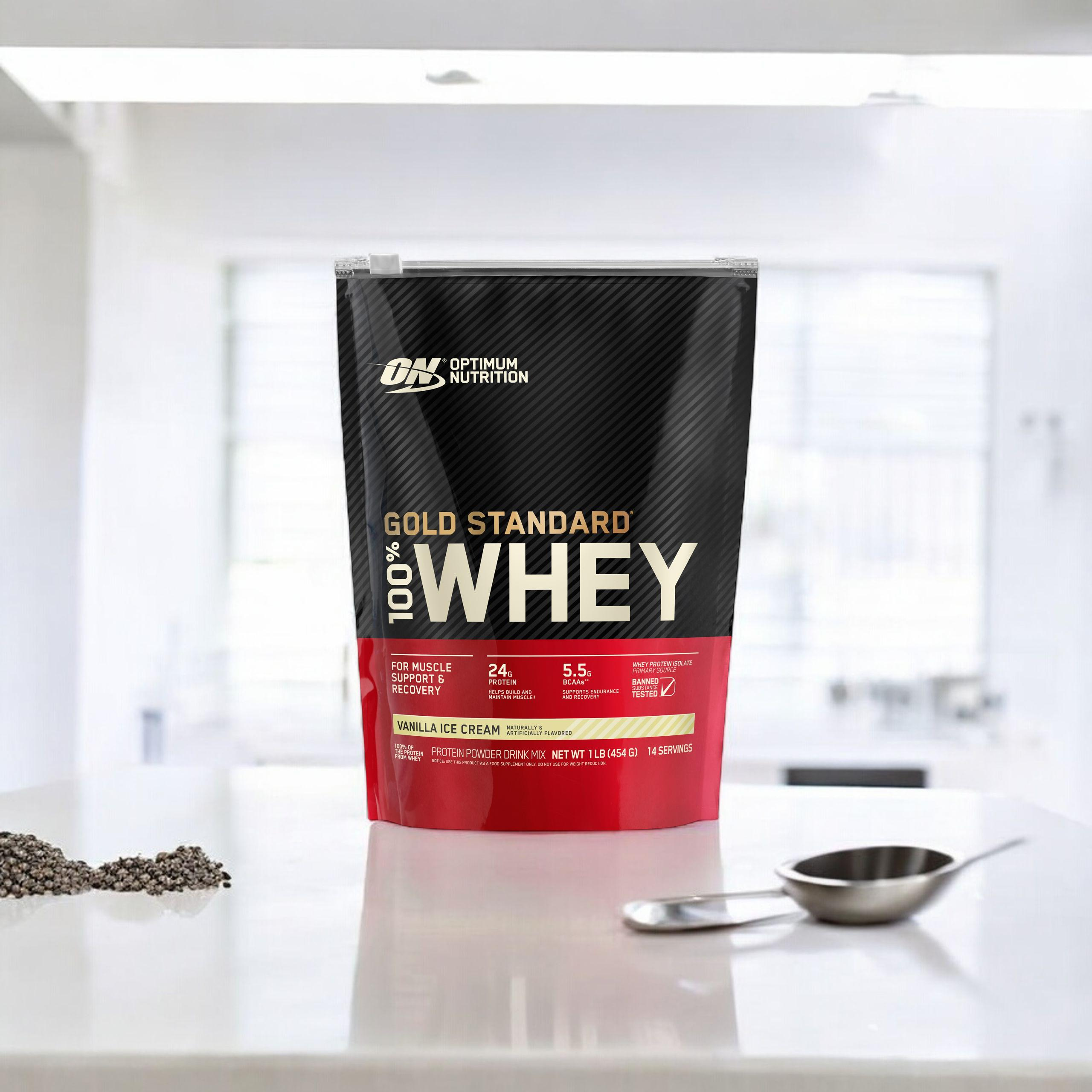 OPTIMUM NUTRITION 100% Whey Gold Standard Bag - 450g