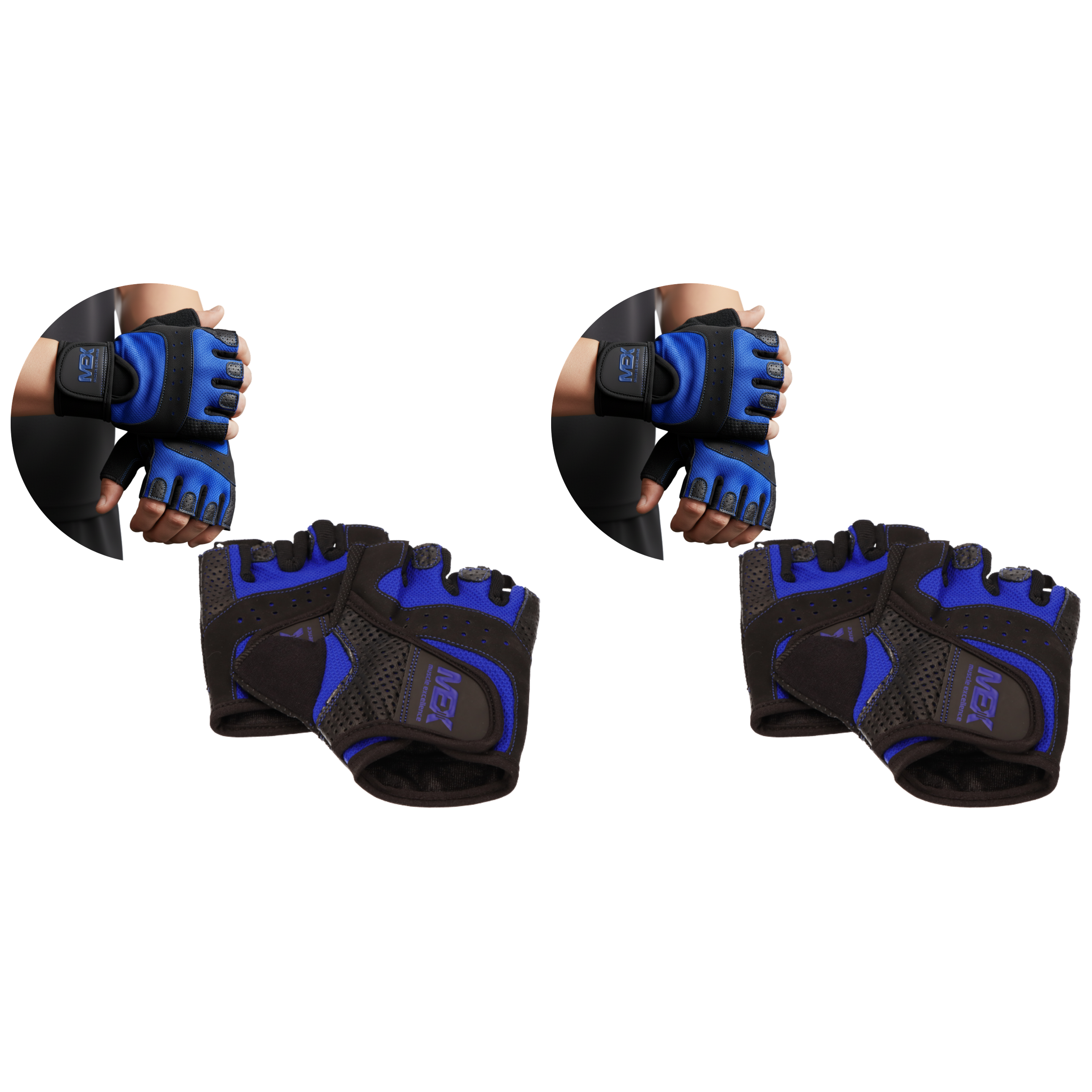 MEX NUTRITION - 2x Gel Grip Blue