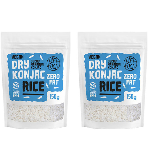 DIET FOOD - Dry Konjac Rice - 2x 150g