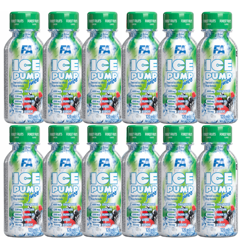 FITNESS AUTHORITY - Ice Pump Juice - 12x 2x 120ml 