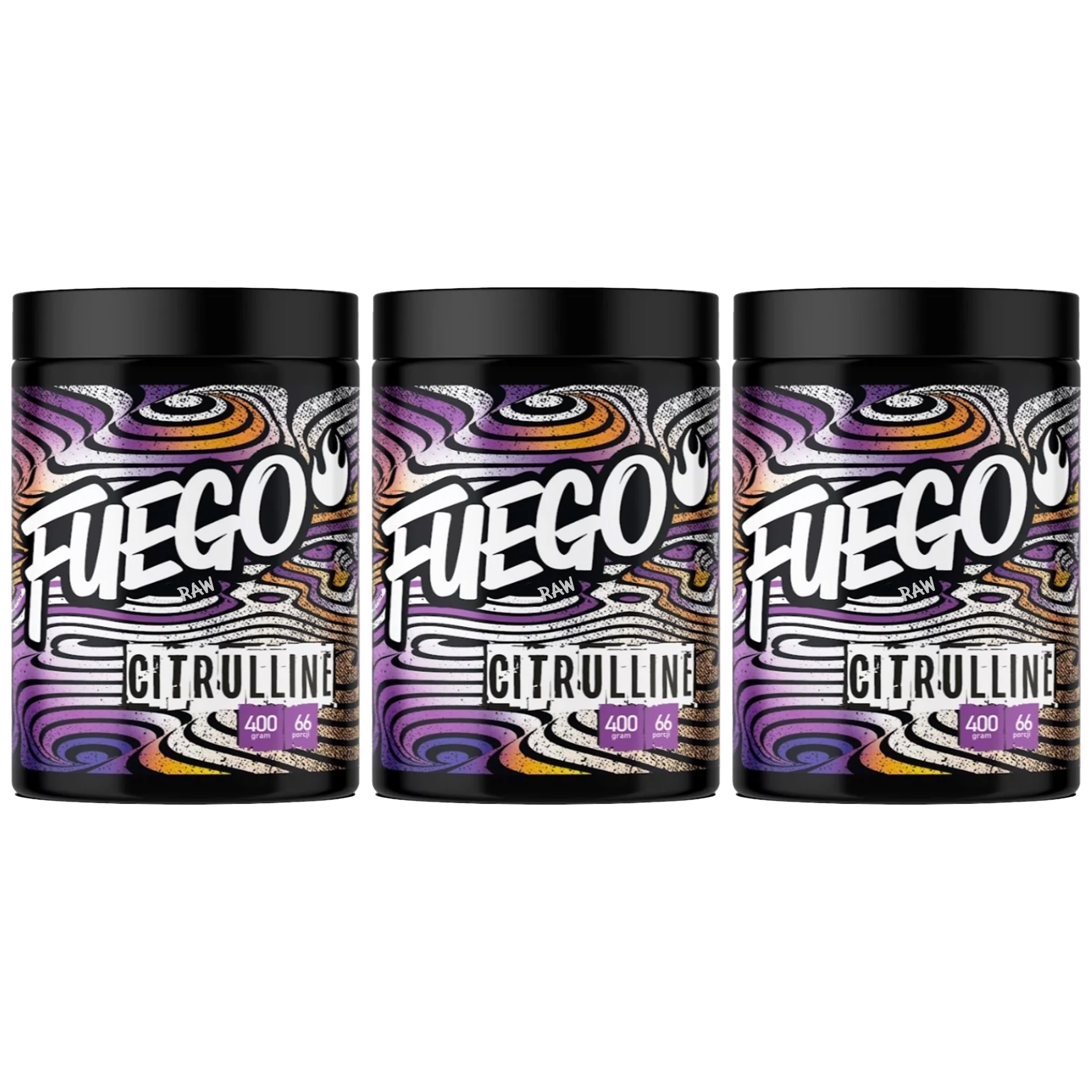 FUEGO - Cytrulline - 3x 400g - Raw