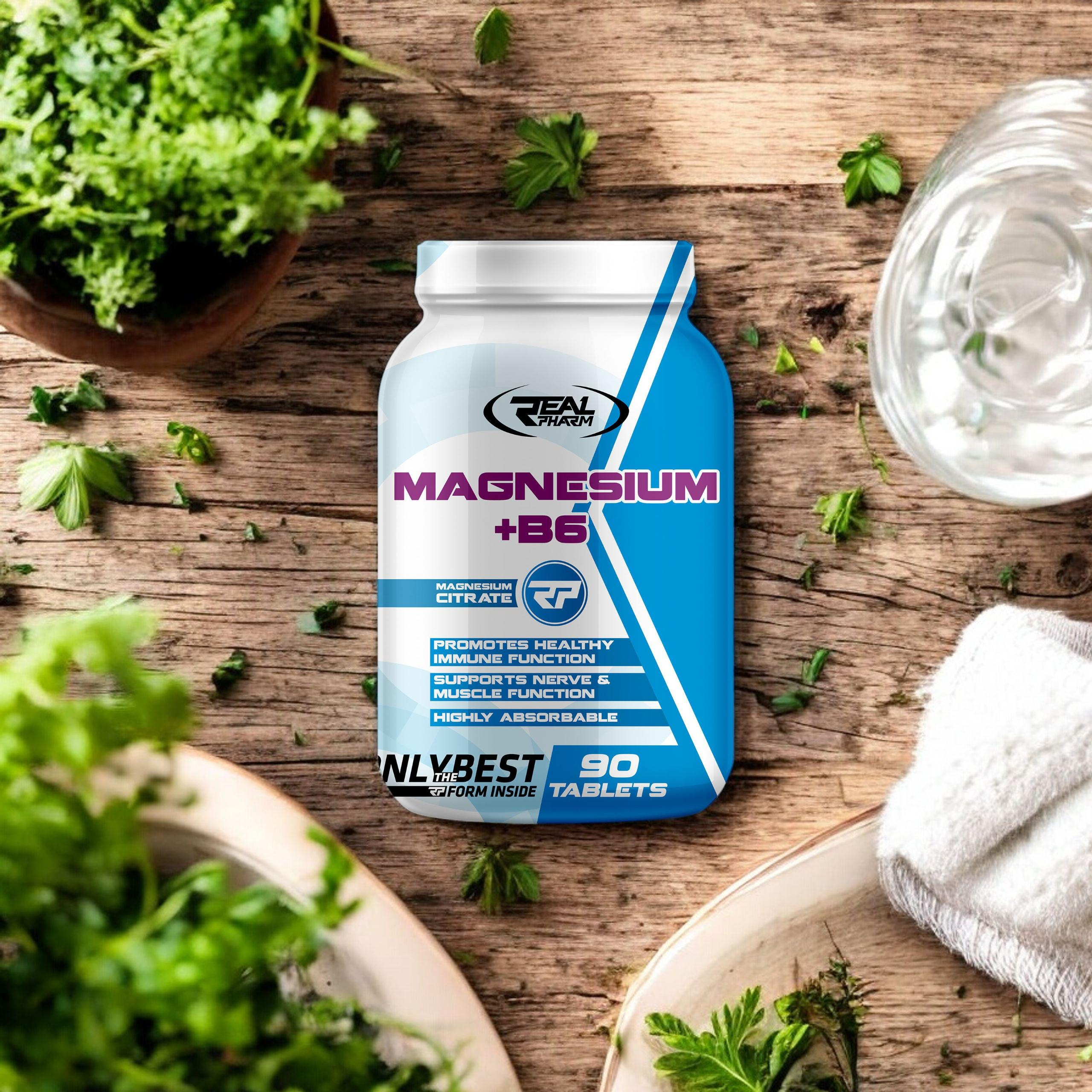 REAL PHARM Magnesium+ B6 - 3x 90tabs