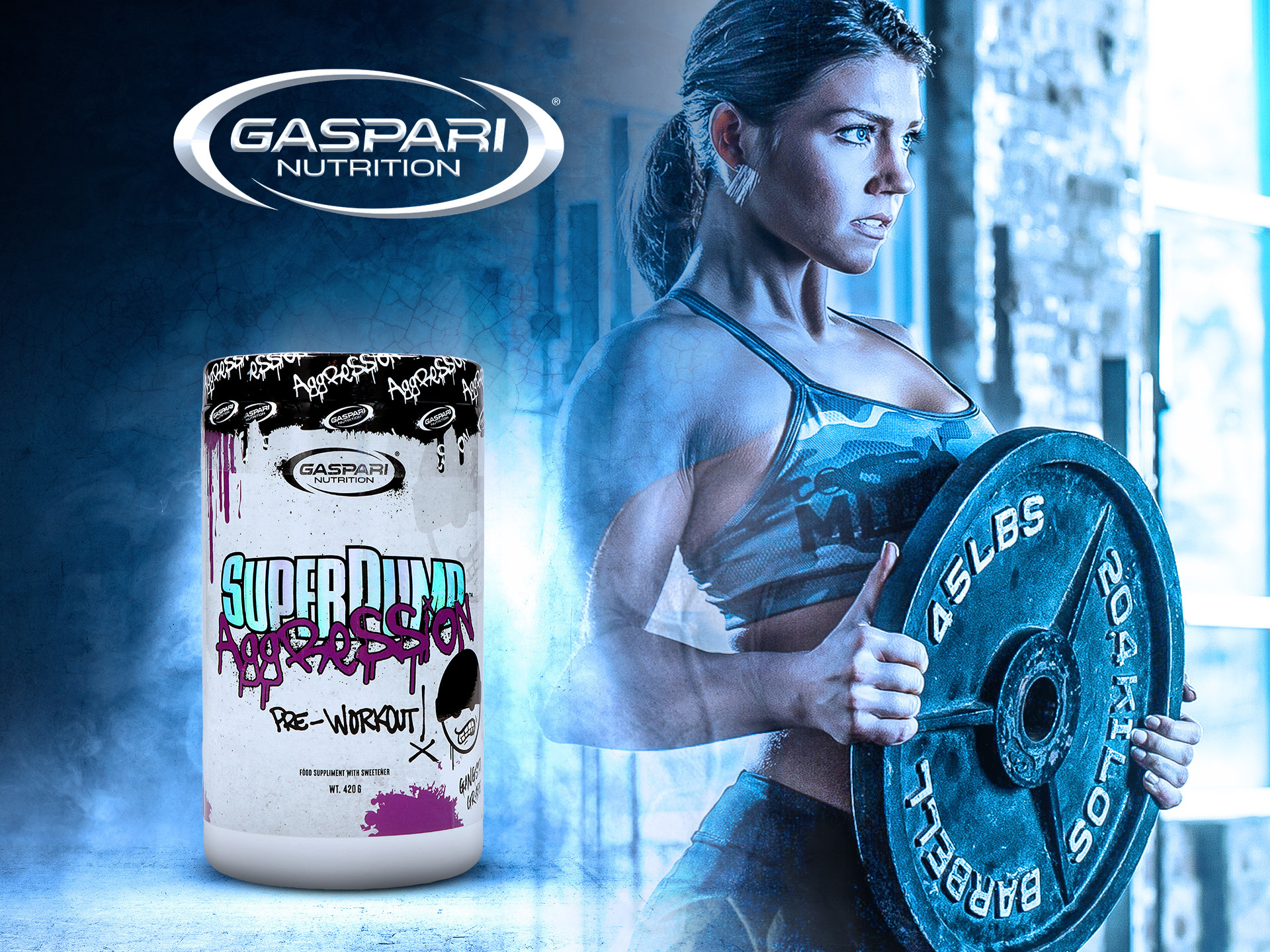 GASPARI NUTRITION Super Pump Aggression - 2x 420g