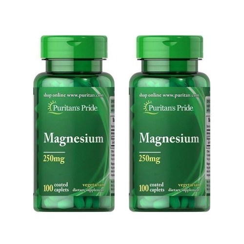 Puritan's Pride Magnesium 250mg - 2x 100caps