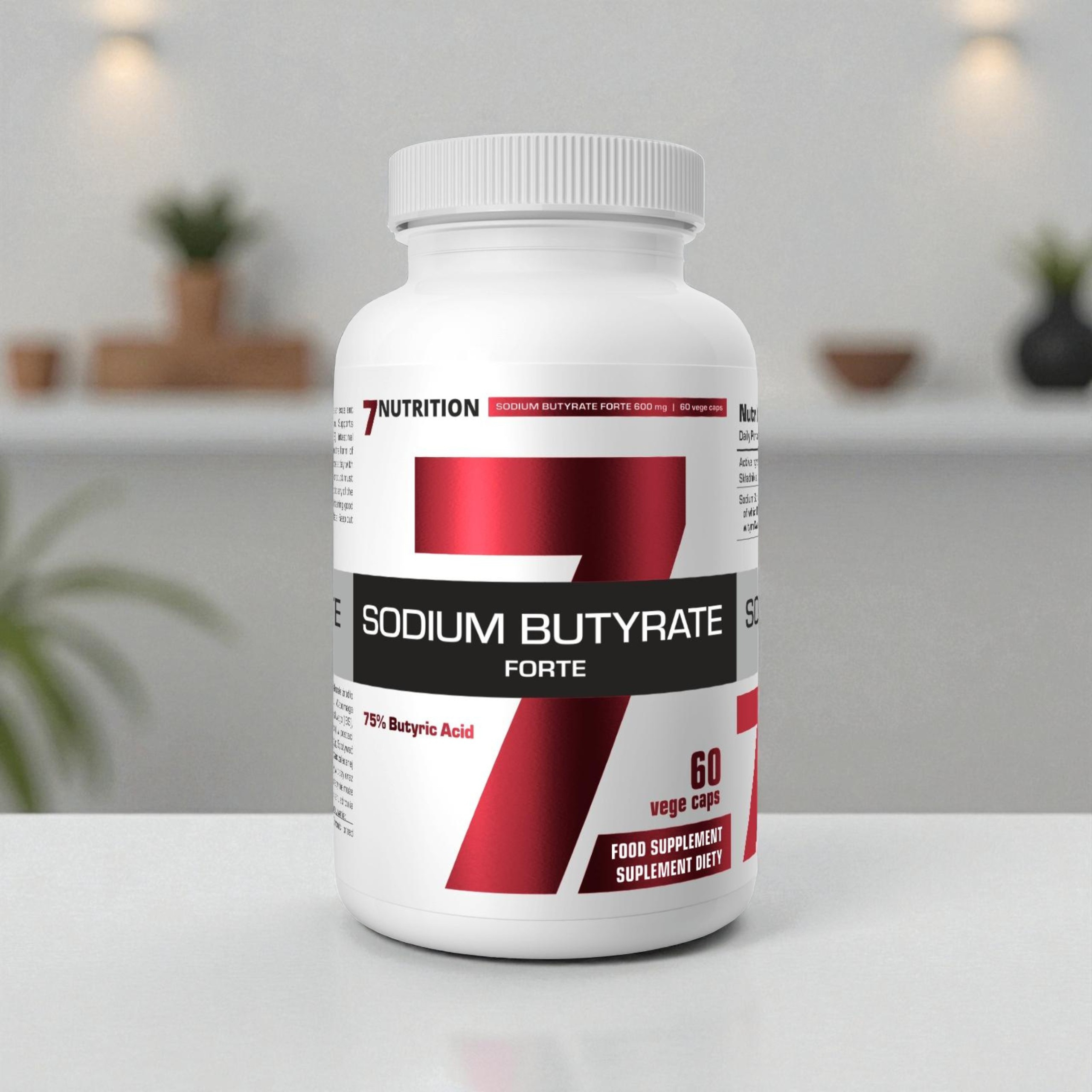 7 NUTRITION - Sodium Butyrate Forte - 2x 60 vege caps.