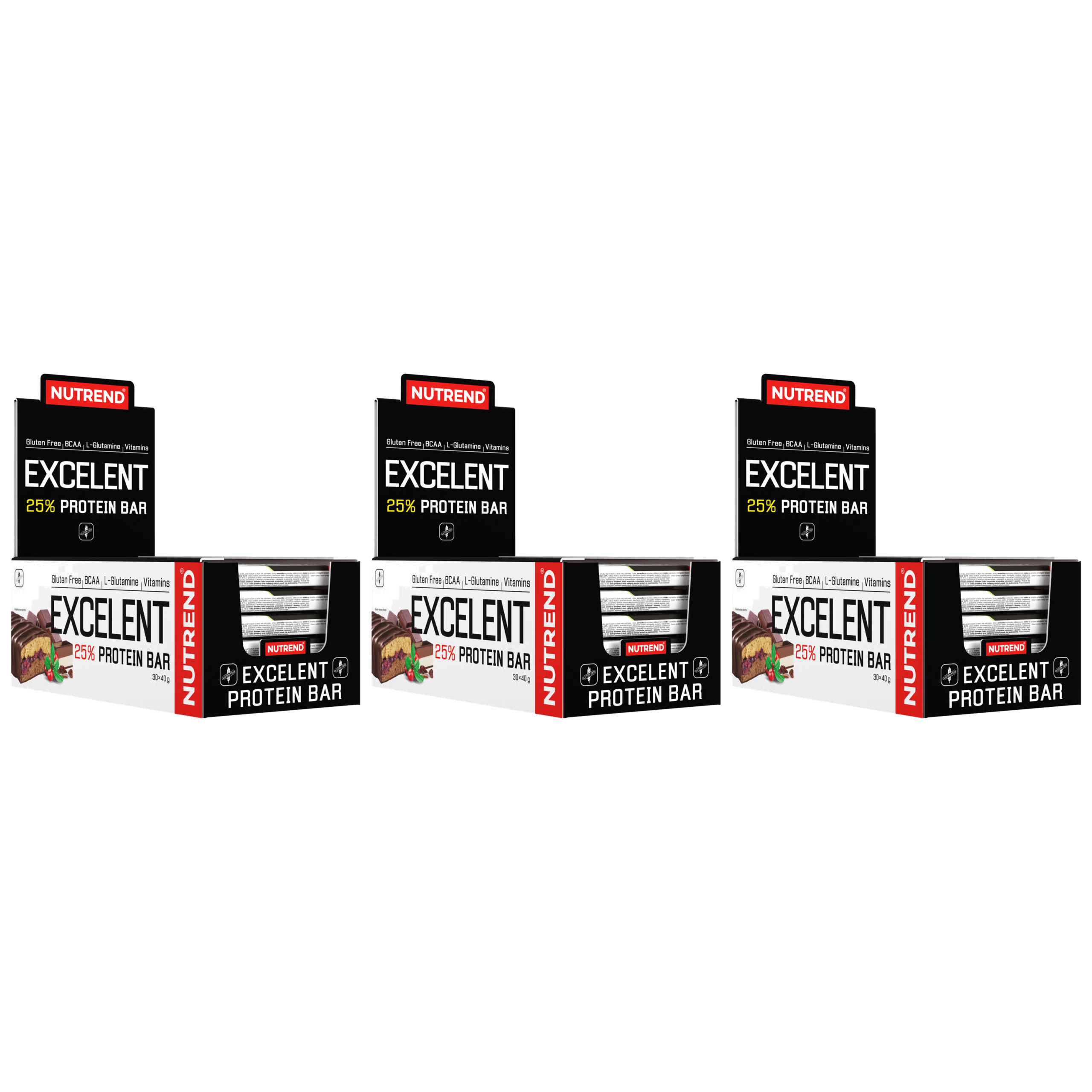 NUTREND - Protein Bar - 30x 3x 40g 