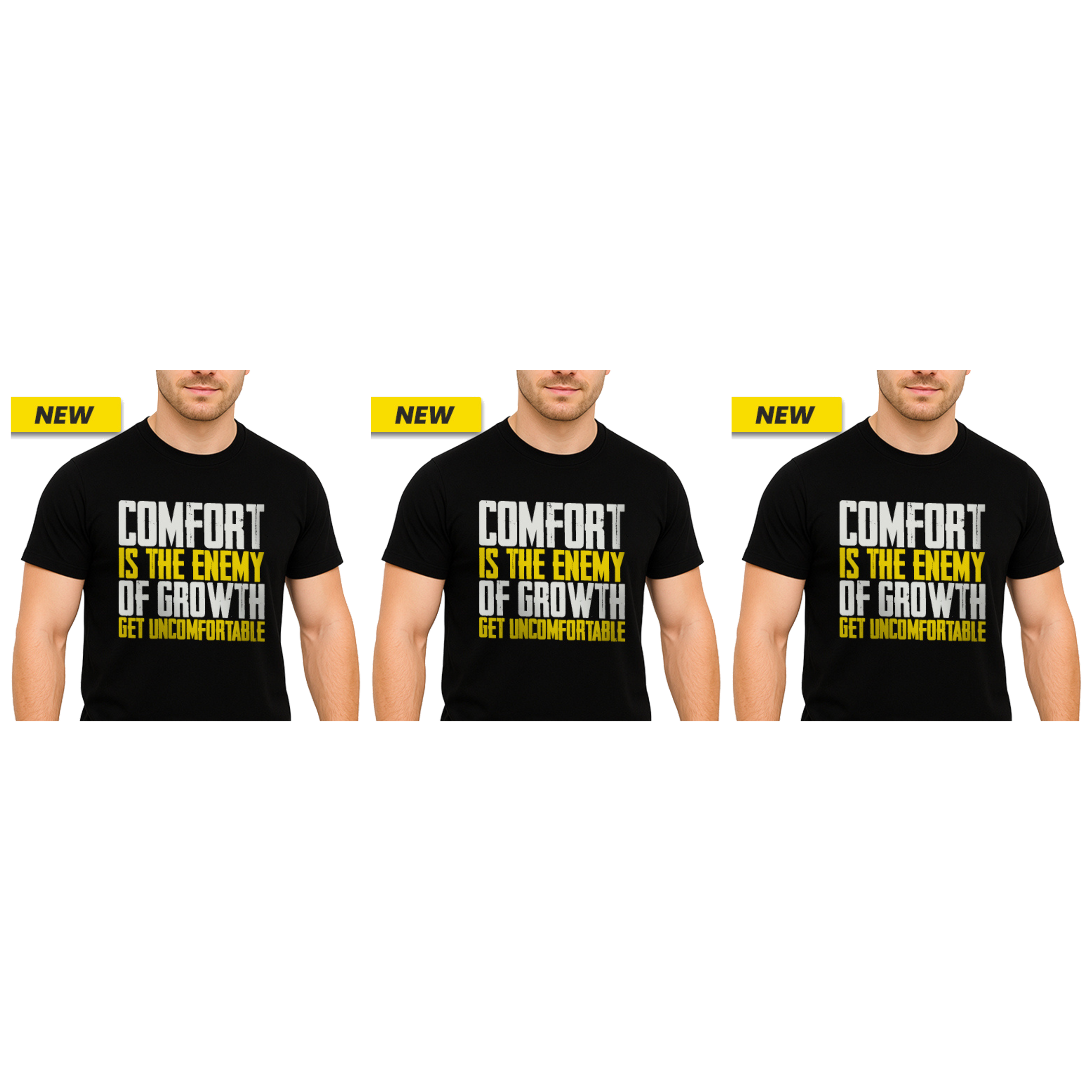 HIRO.LAB T-Shirt Comfort — zestaw 3x