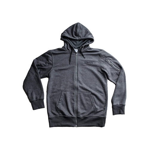 GASPARI NUTRITION Zipped Hoodie - Grey - 3x Bluza z kapturem na zamek