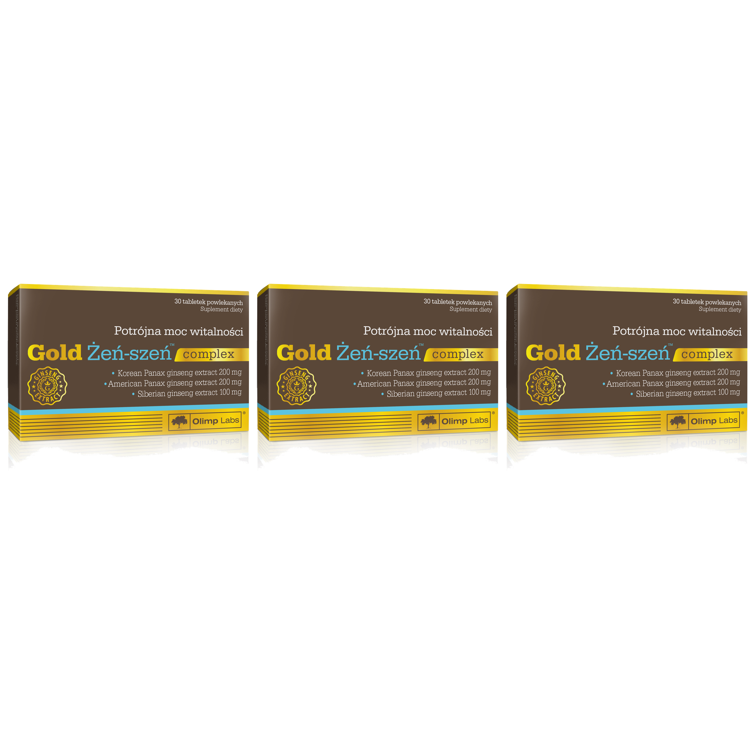 OLIMP Gold Żeń-Szeń Complex - 3x 30tabs