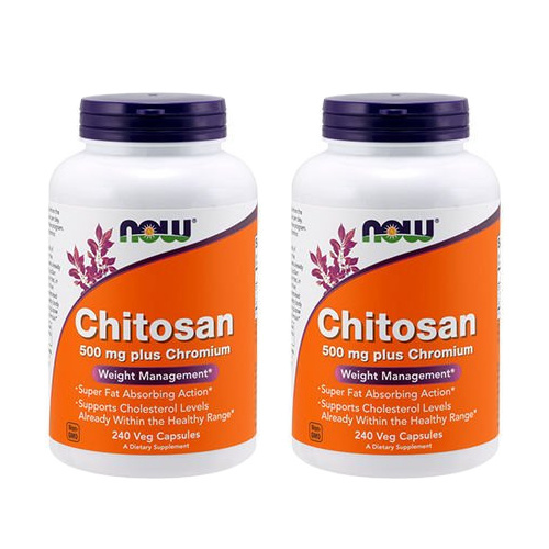 NOW Chitosan Plus Chromium - 2x 240vcaps