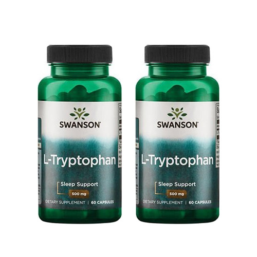 SWANSON L-Tryptophan 500mg - 2x 60caps