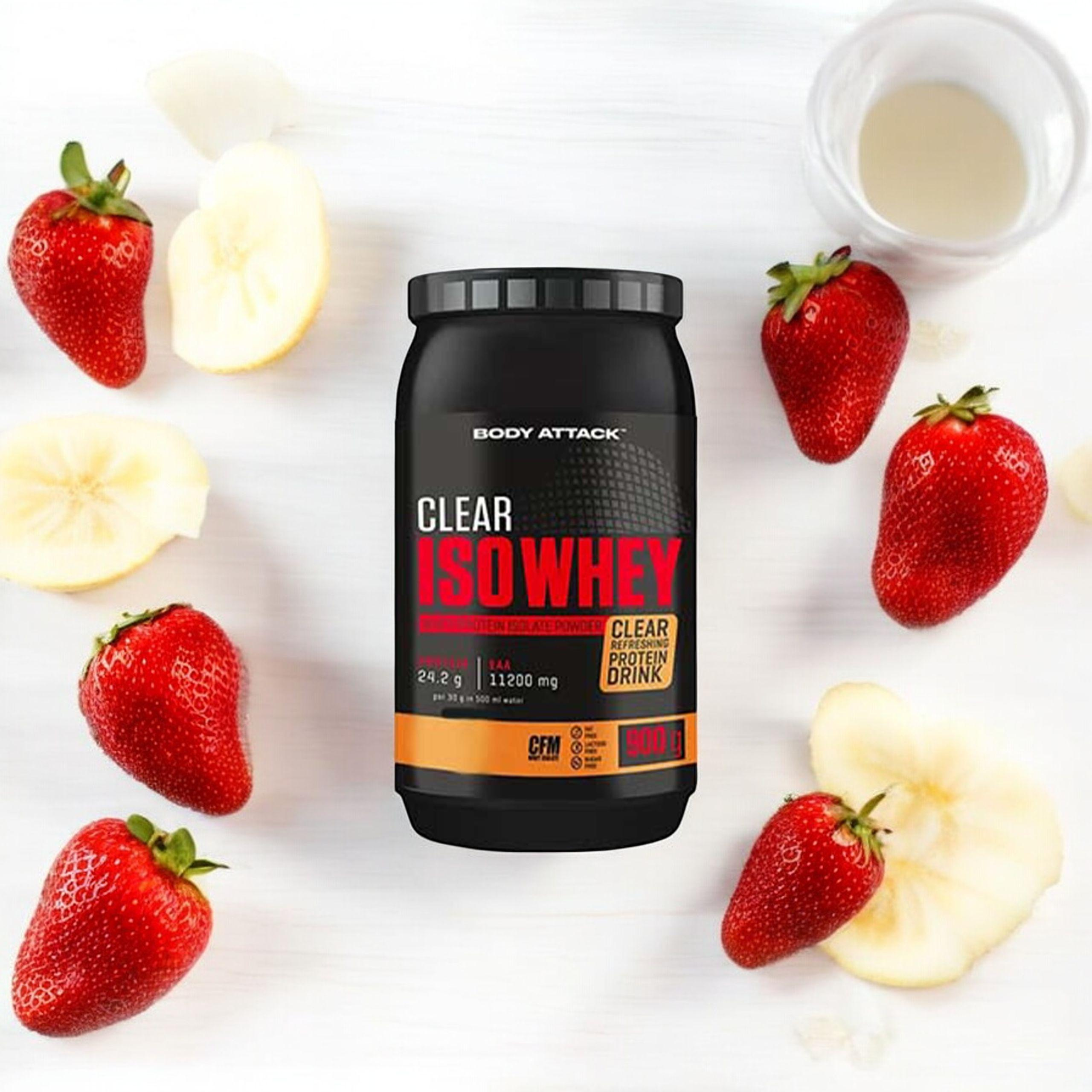 BODY ATTACK Clear Iso Whey - 3x 900g