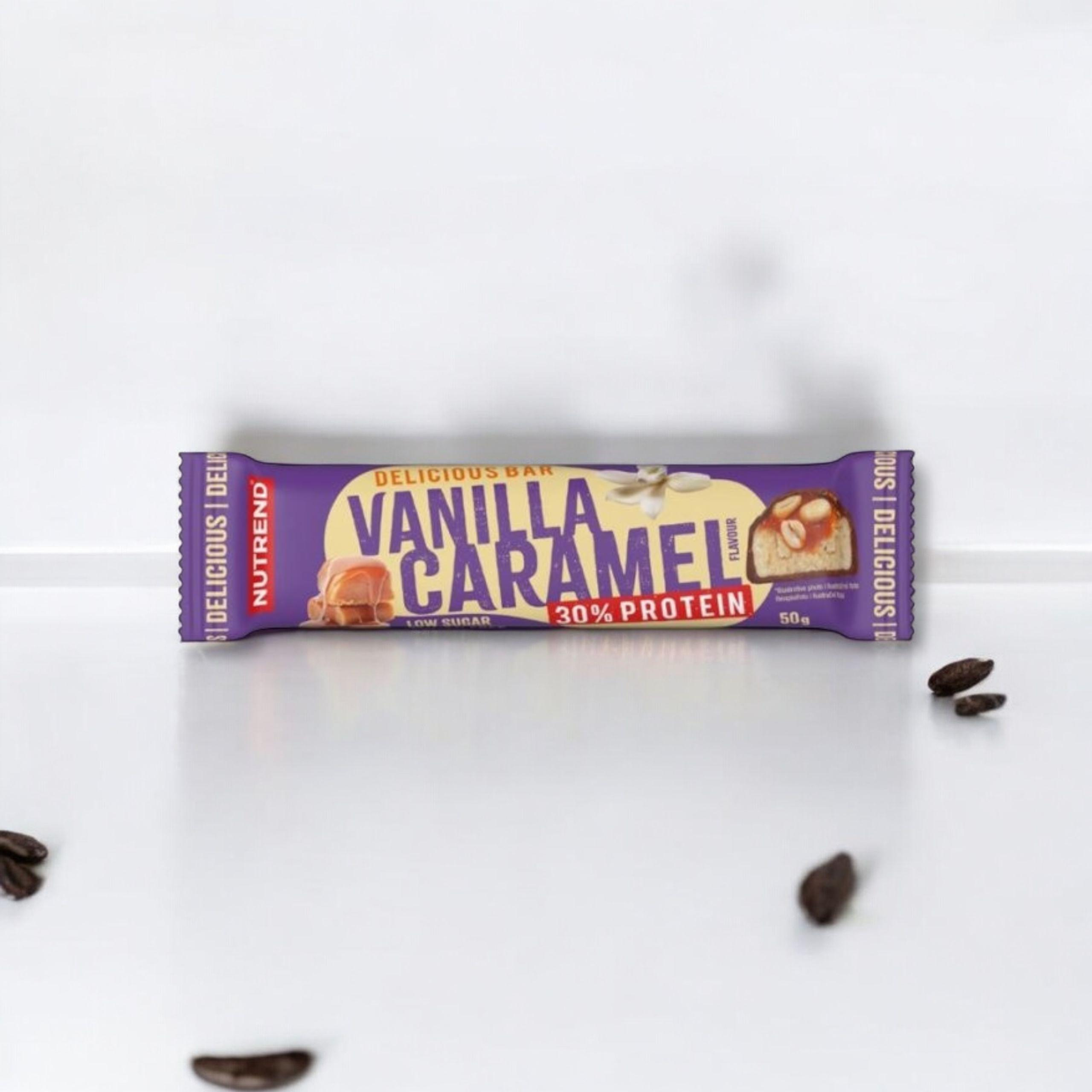 NUTREND Delicious Bar Protein 30 % – 2x 50 g – Wanilia Karmel