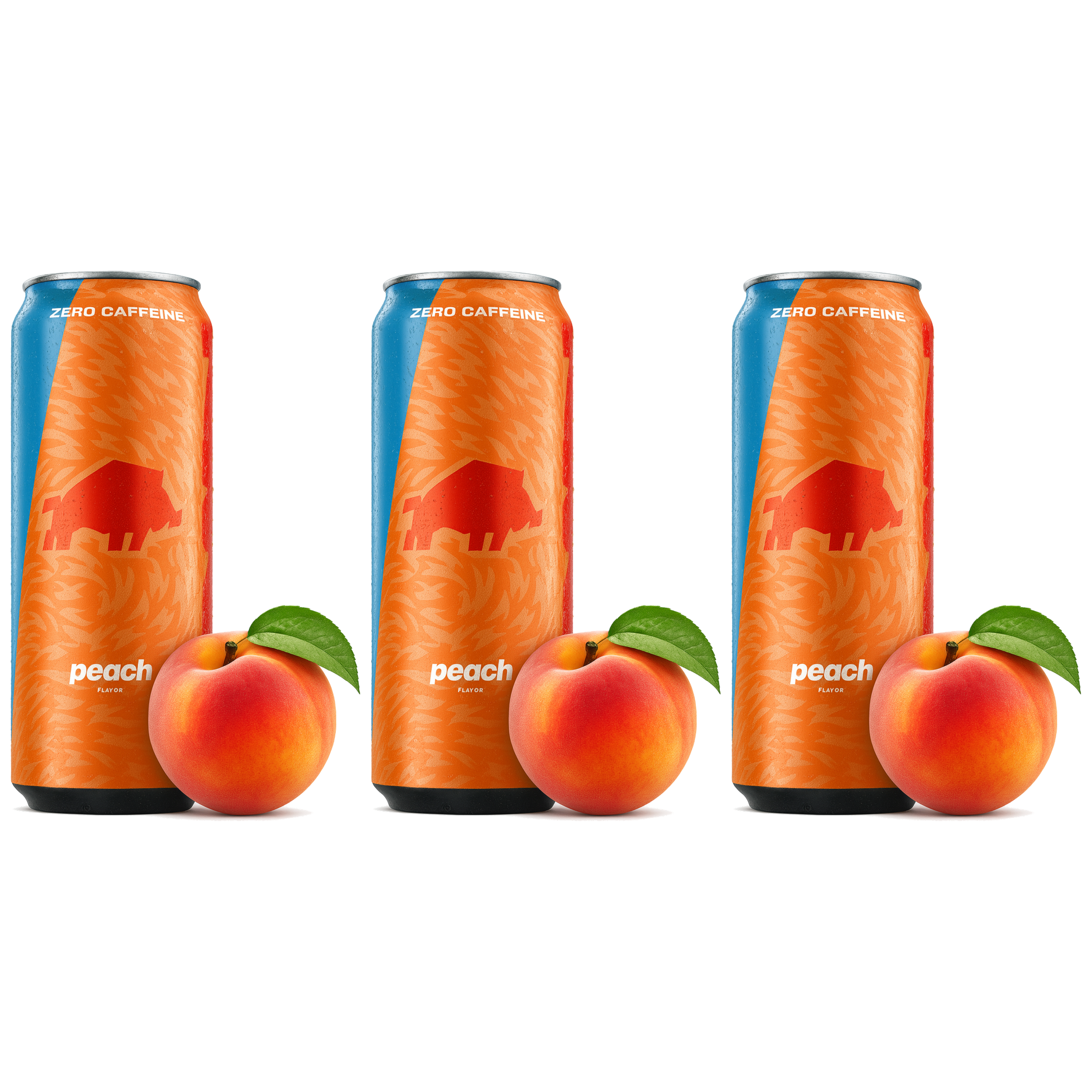 DZIK - Dzik Energy Zero - 3x 500ml - Peach