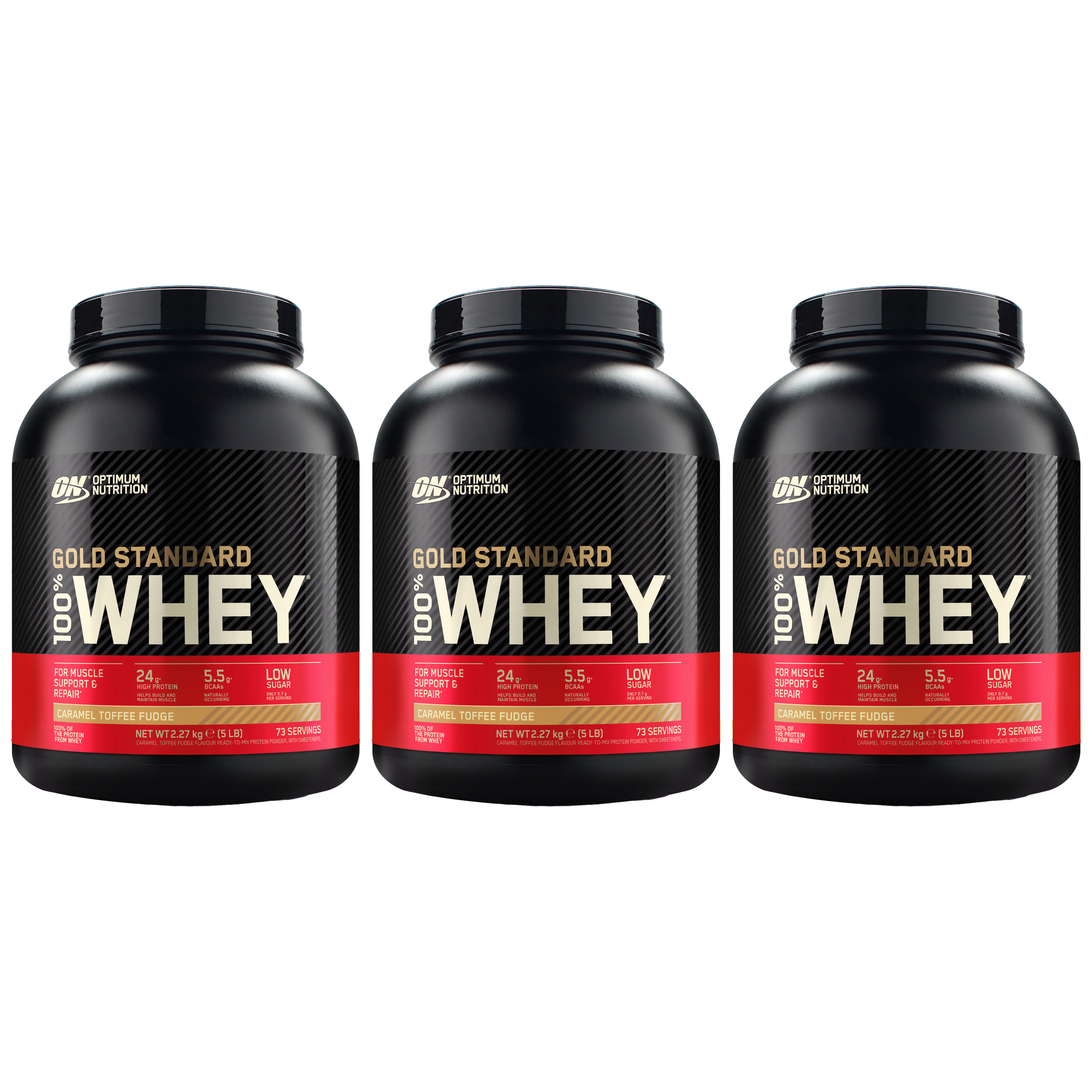 OPTIMUM NUTRITION Whey Gold Standard - 3x 2270g