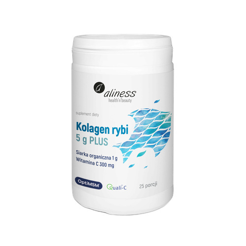 ALINESS - Kolagen Rybi 5g Plus Siarka OptiMSM - 157,5g