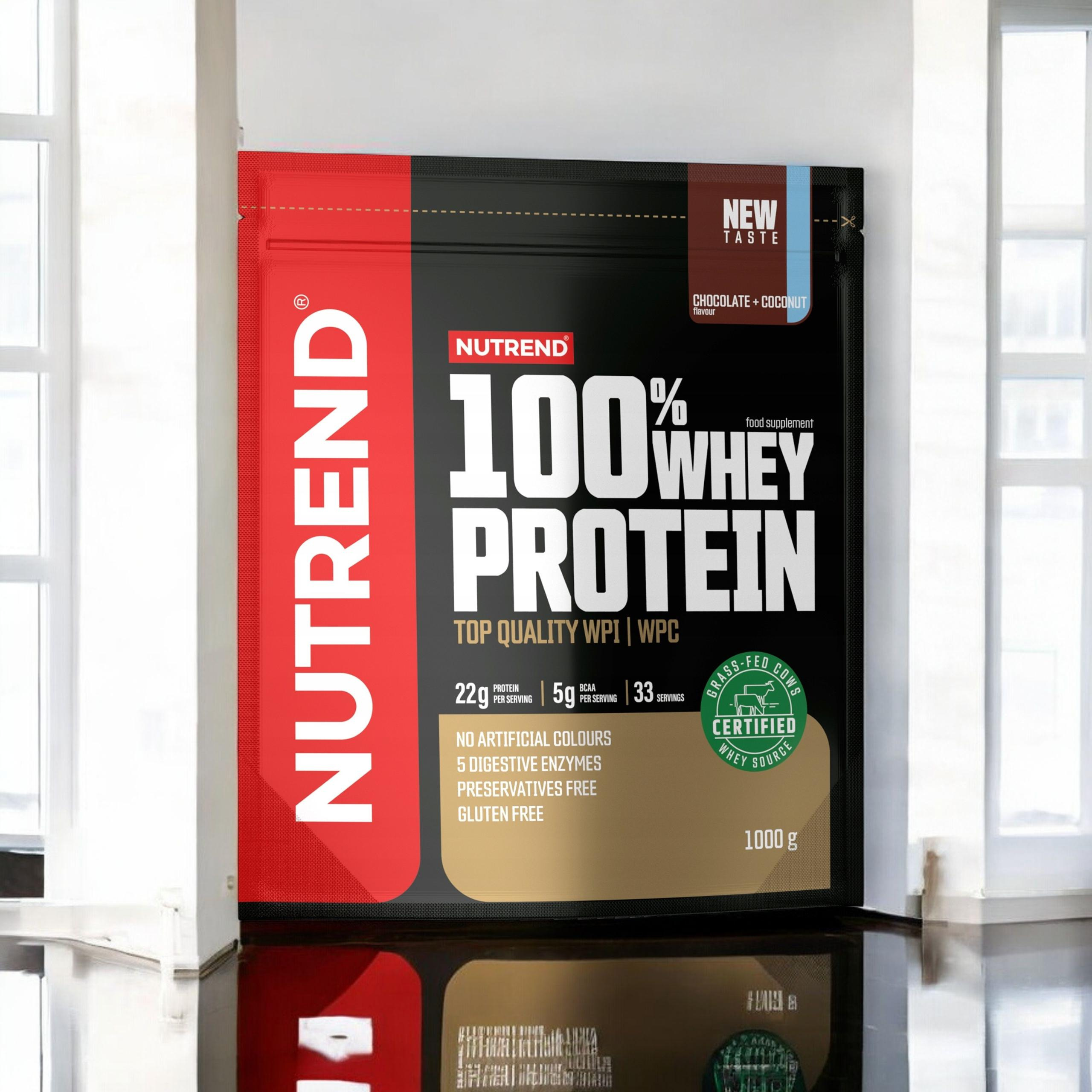 NUTREND 100% Whey Protein - 2x 1000g