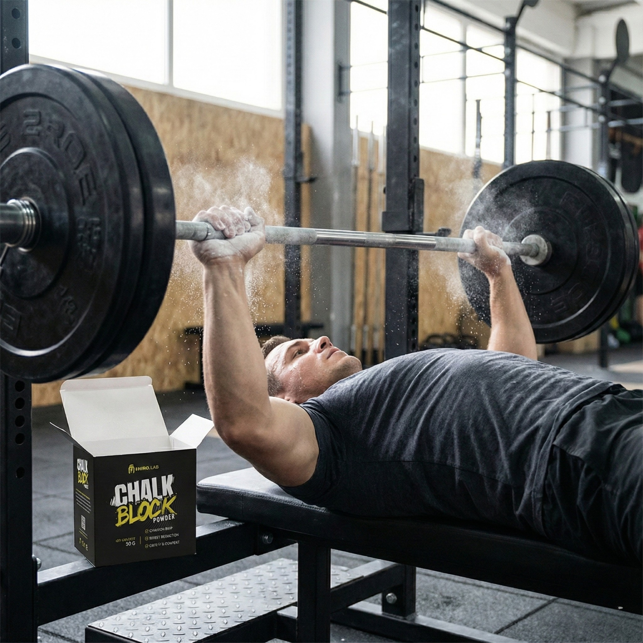 Hiro.Lab Chalk Block Powder - 56g - Magnezja w kostce