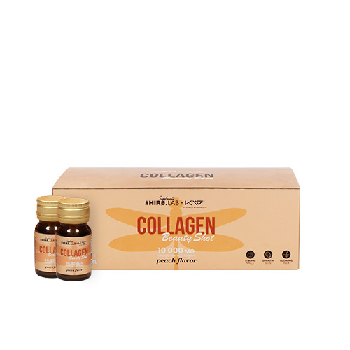 HIRO.LAB x Kamila Wybrańczyk Collagen Shot - 10x 2x 30ml - Peach NIE ODKRYWAĆ