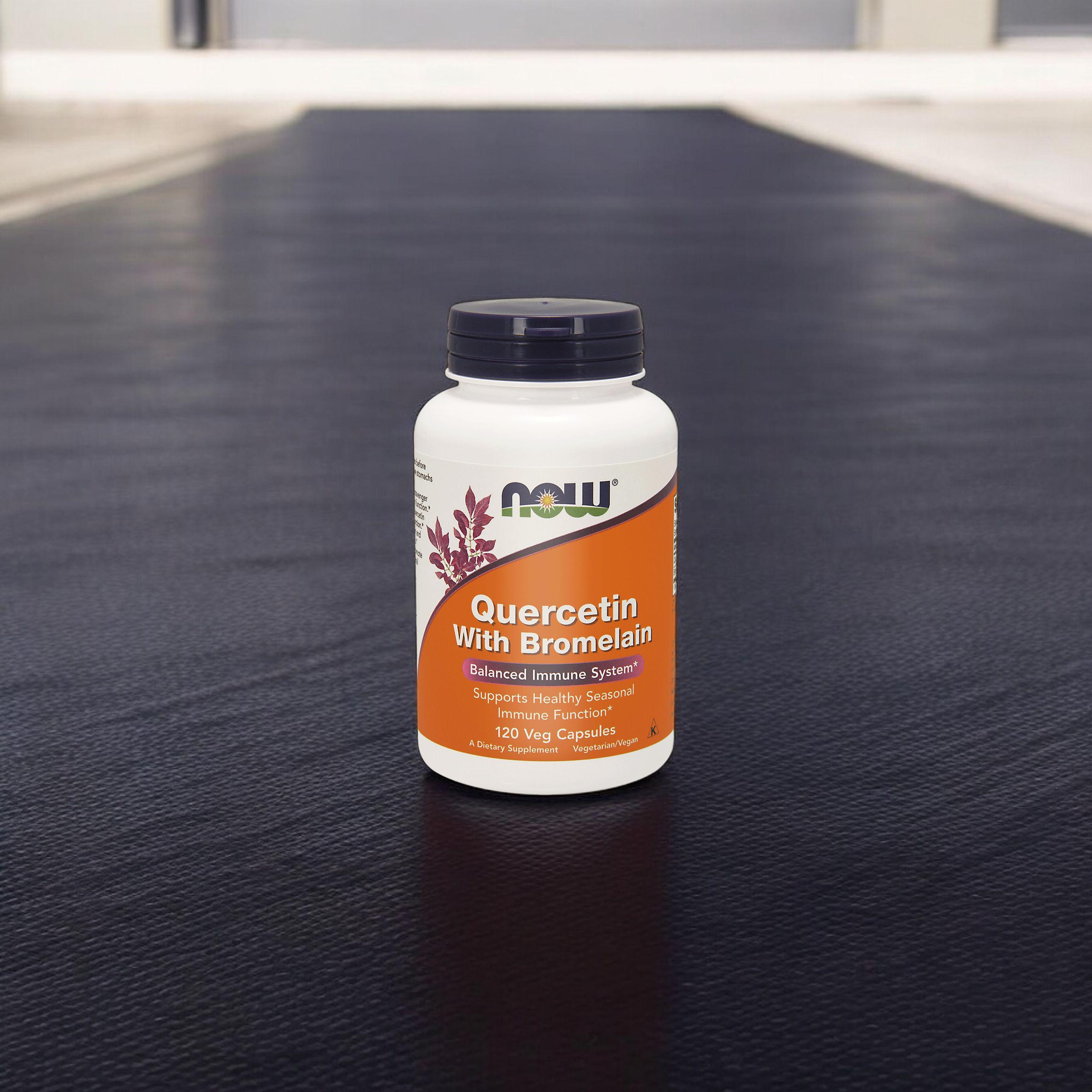 NOW Quercetin With Bromelain - 120vcaps