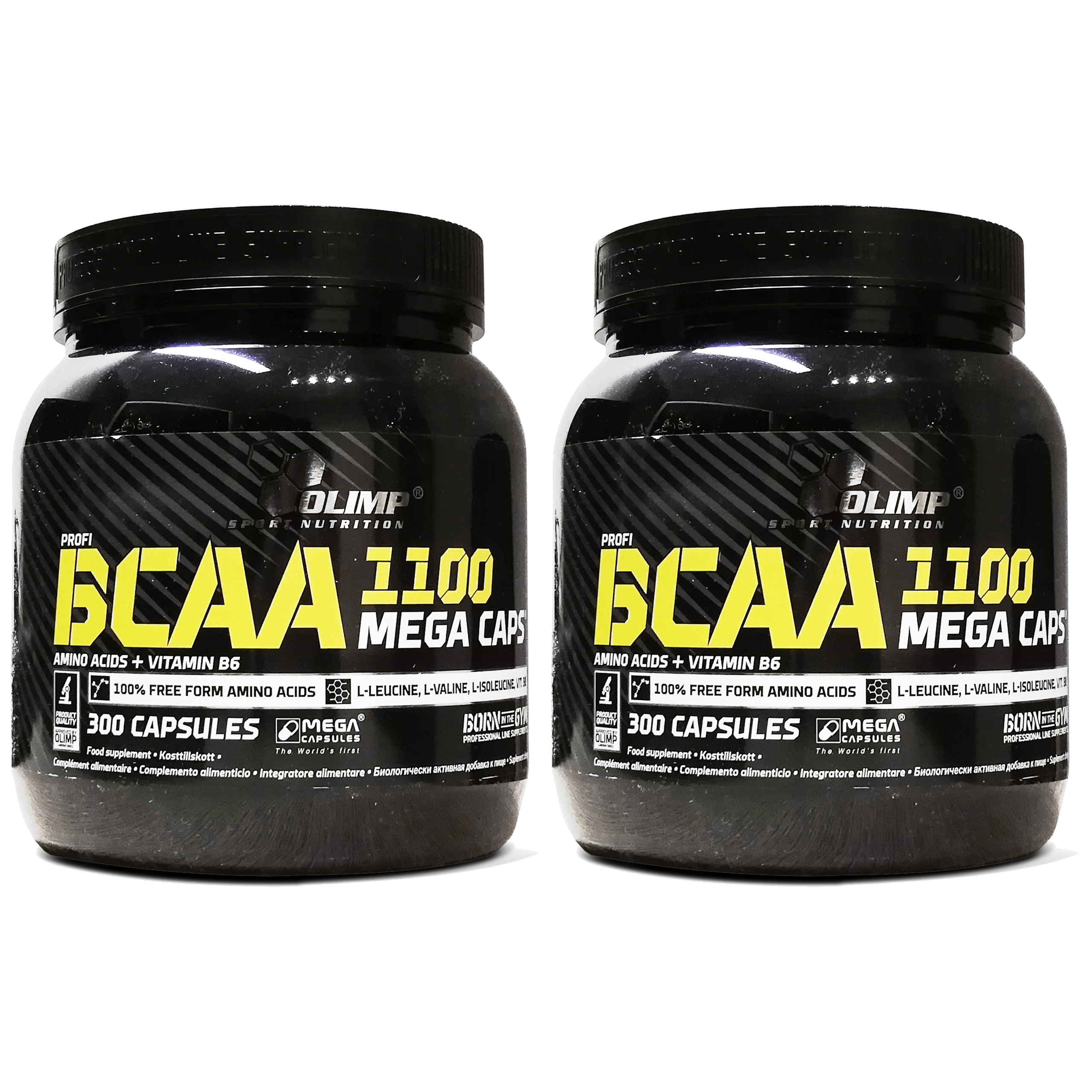 OLIMP BCAA 1100 Mega Caps - 2x 300caps.