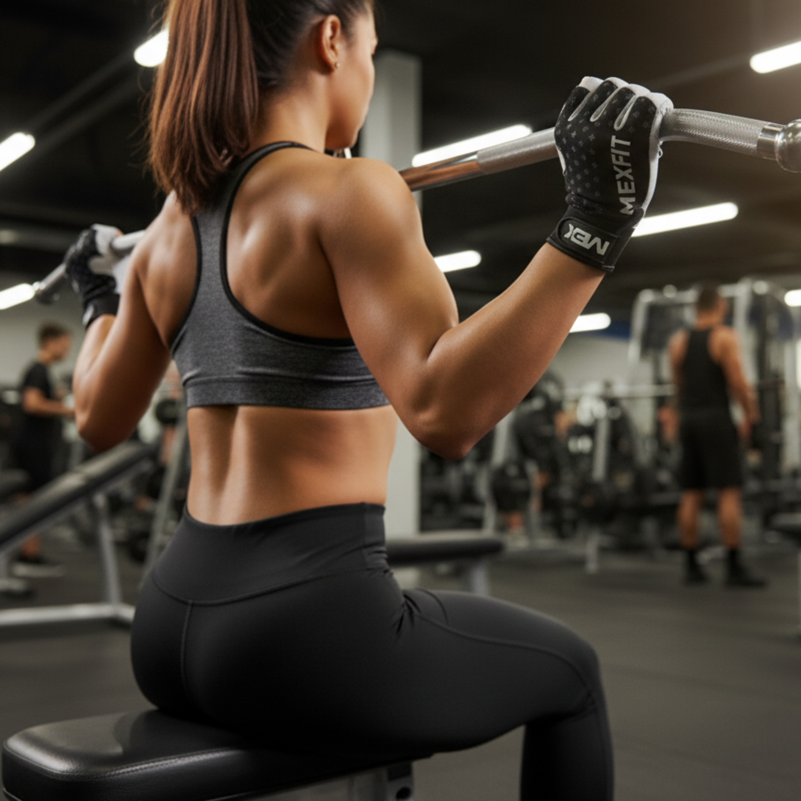 MEX NUTRITION - 3x Mexfit Black Gloves
