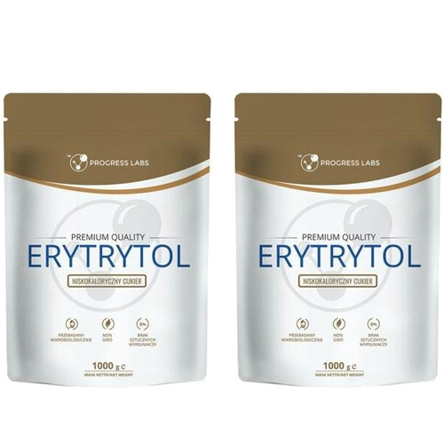 PROGRESS LABS - Erytrytol - 2x 1000g