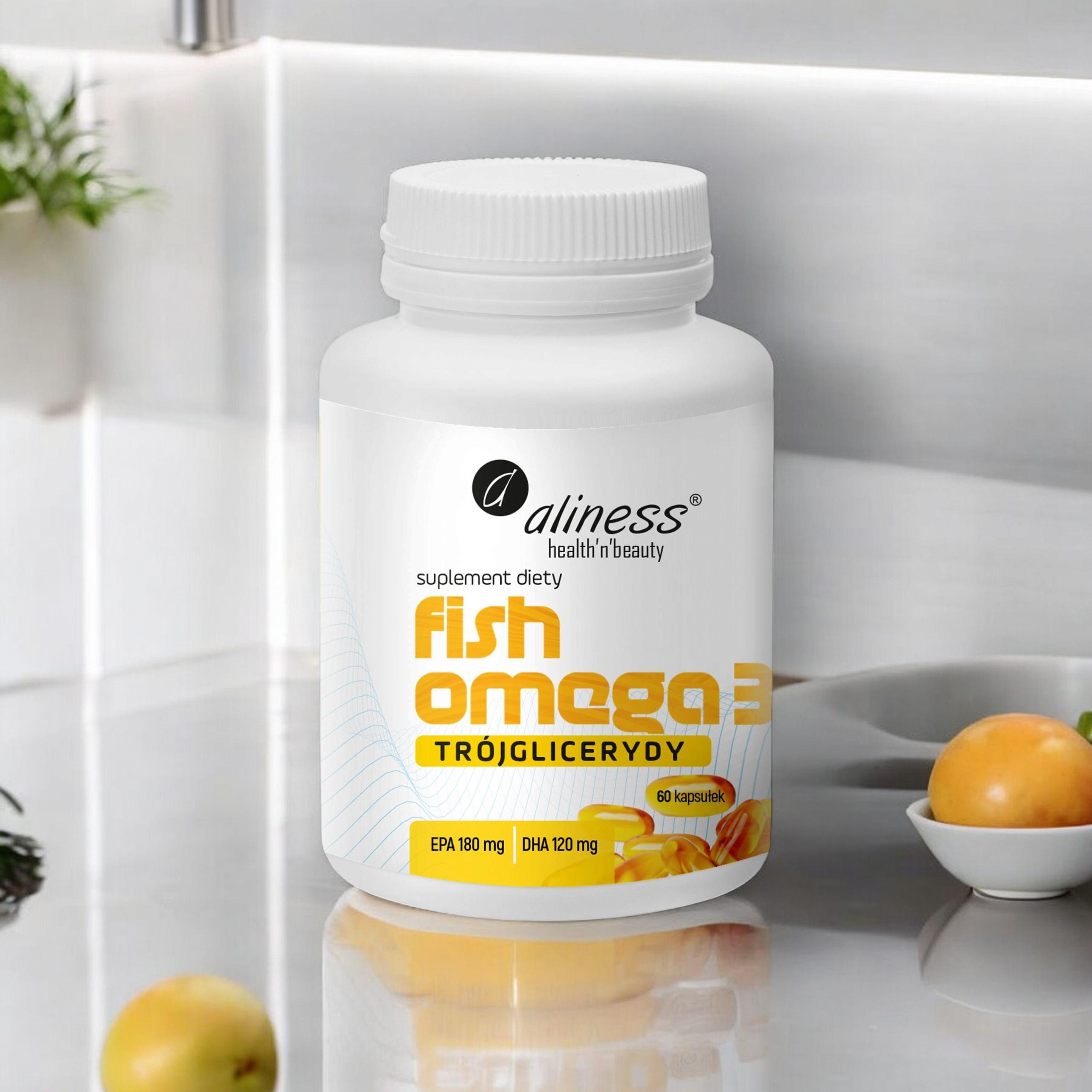 ALINESS - Omega 3 Trójglicerydy 180/120mg - 60caps.