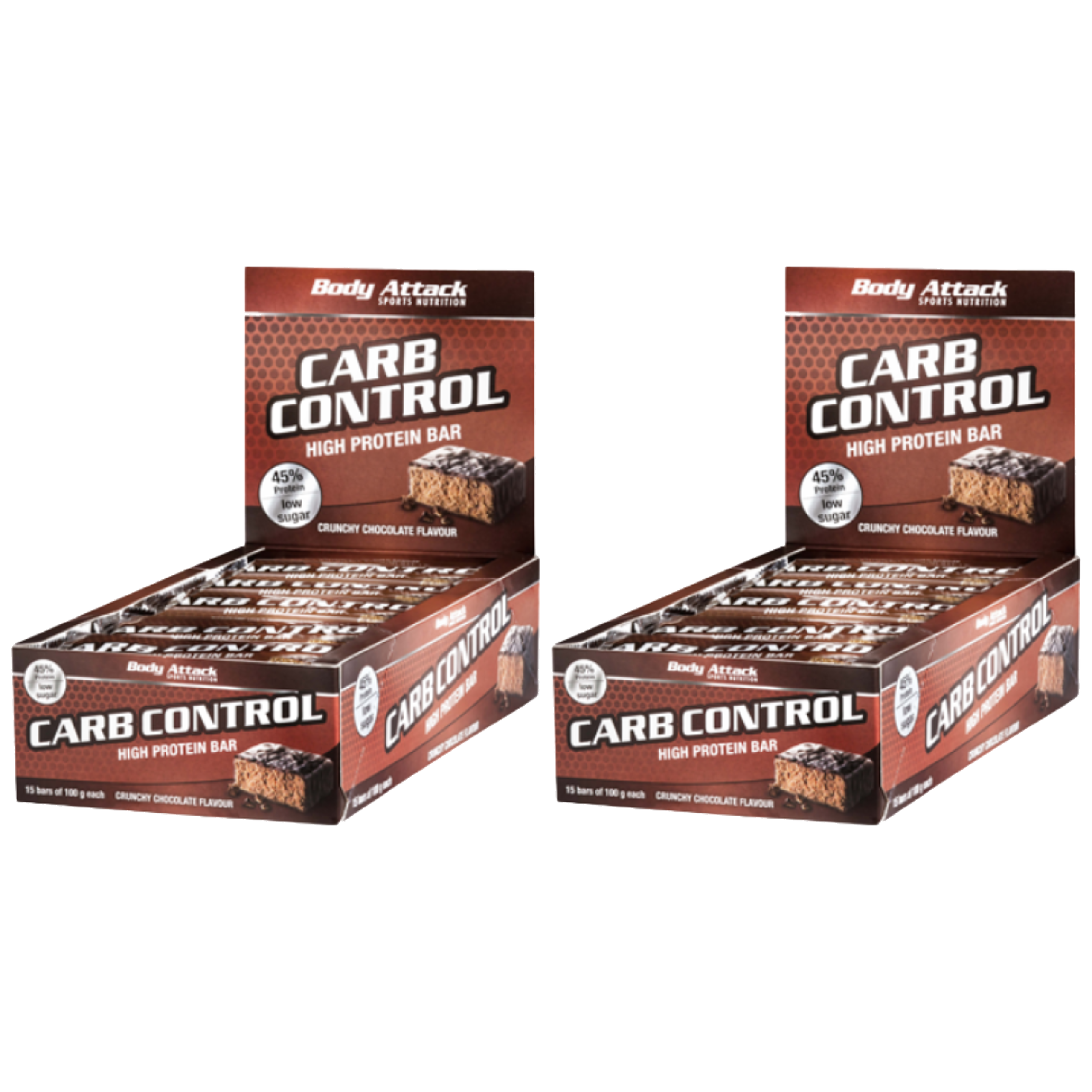 BODY ATTACK - Baton Carb Control - 15x 2x 100g