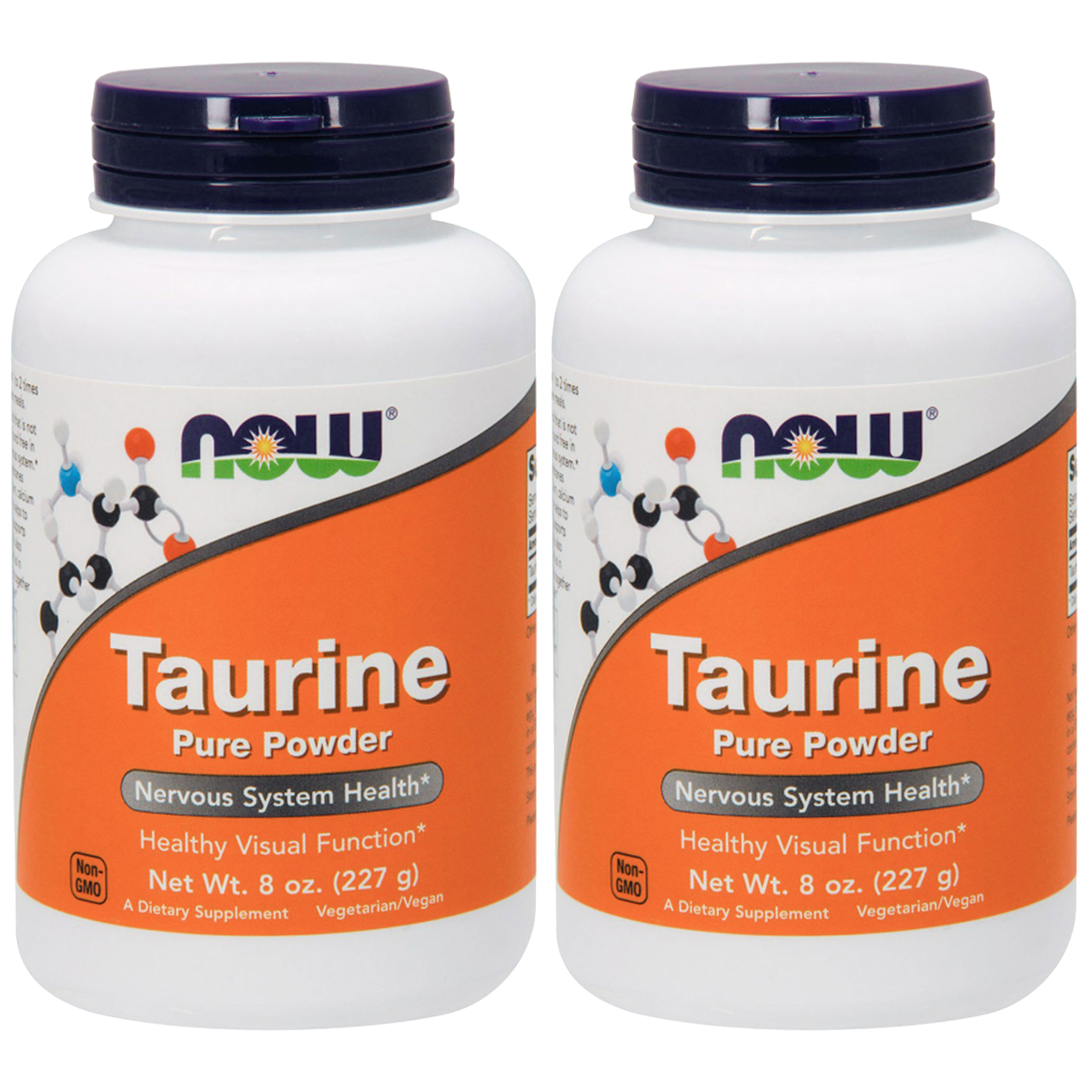 NOW Taurine Pure Powder - 2x 227g